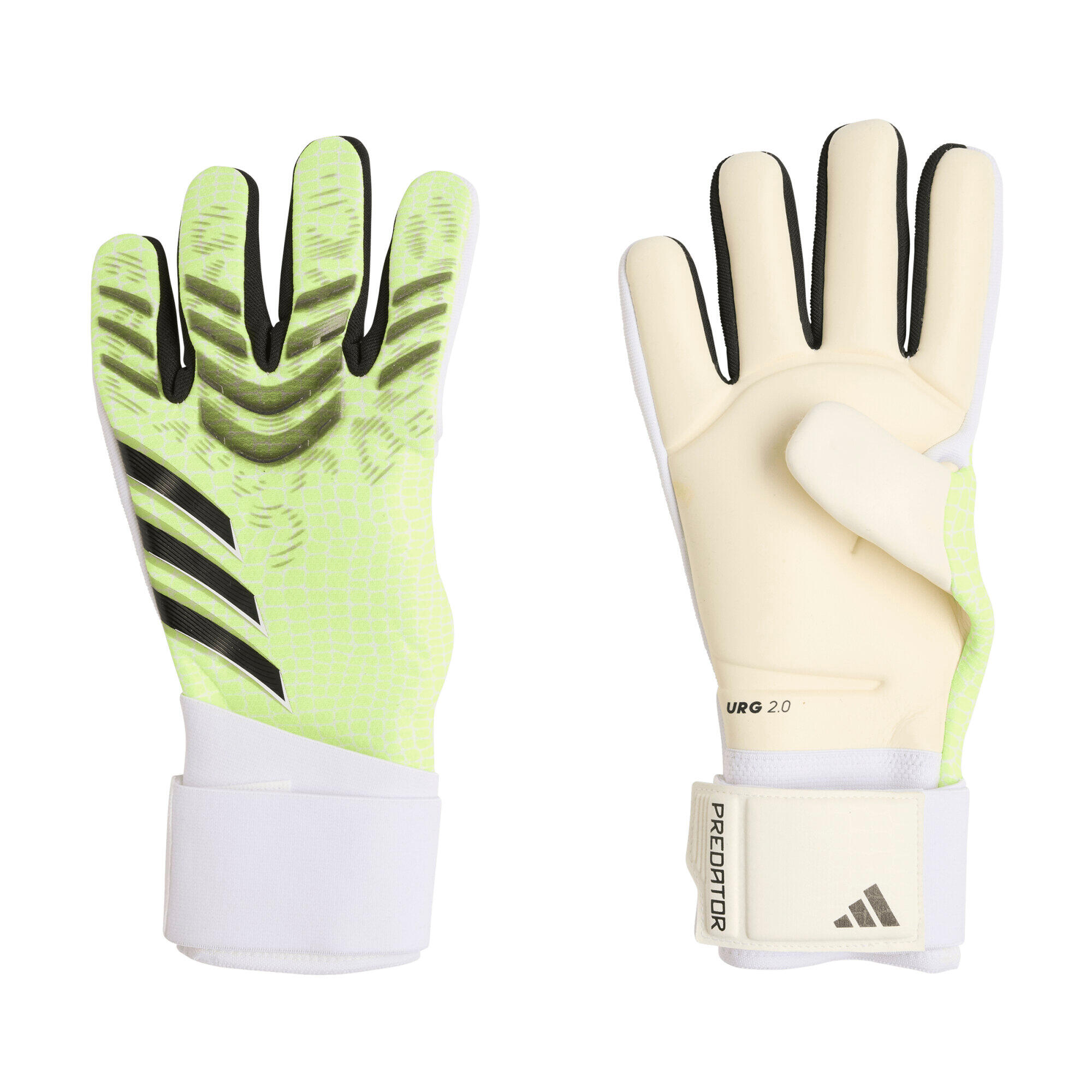 Adidas - Gants De Gardien Adidas Predator Glove Competition - Gants De Gardien - Blanc|vert - 9,5 - Decathlon