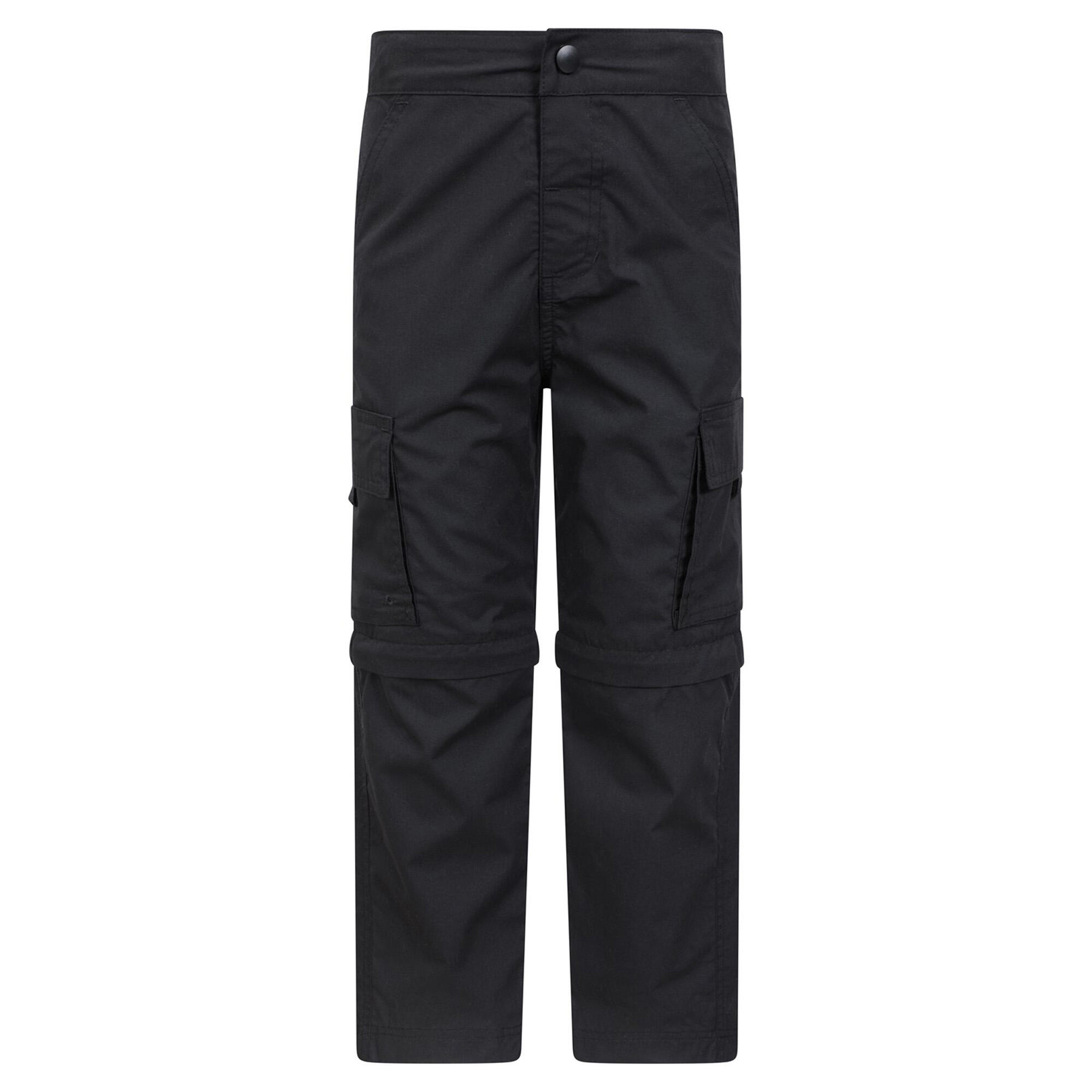 MOUNTAIN WAREHOUSE Pantaloni Convertibile Active Bambini Mountain Warehouse Nero