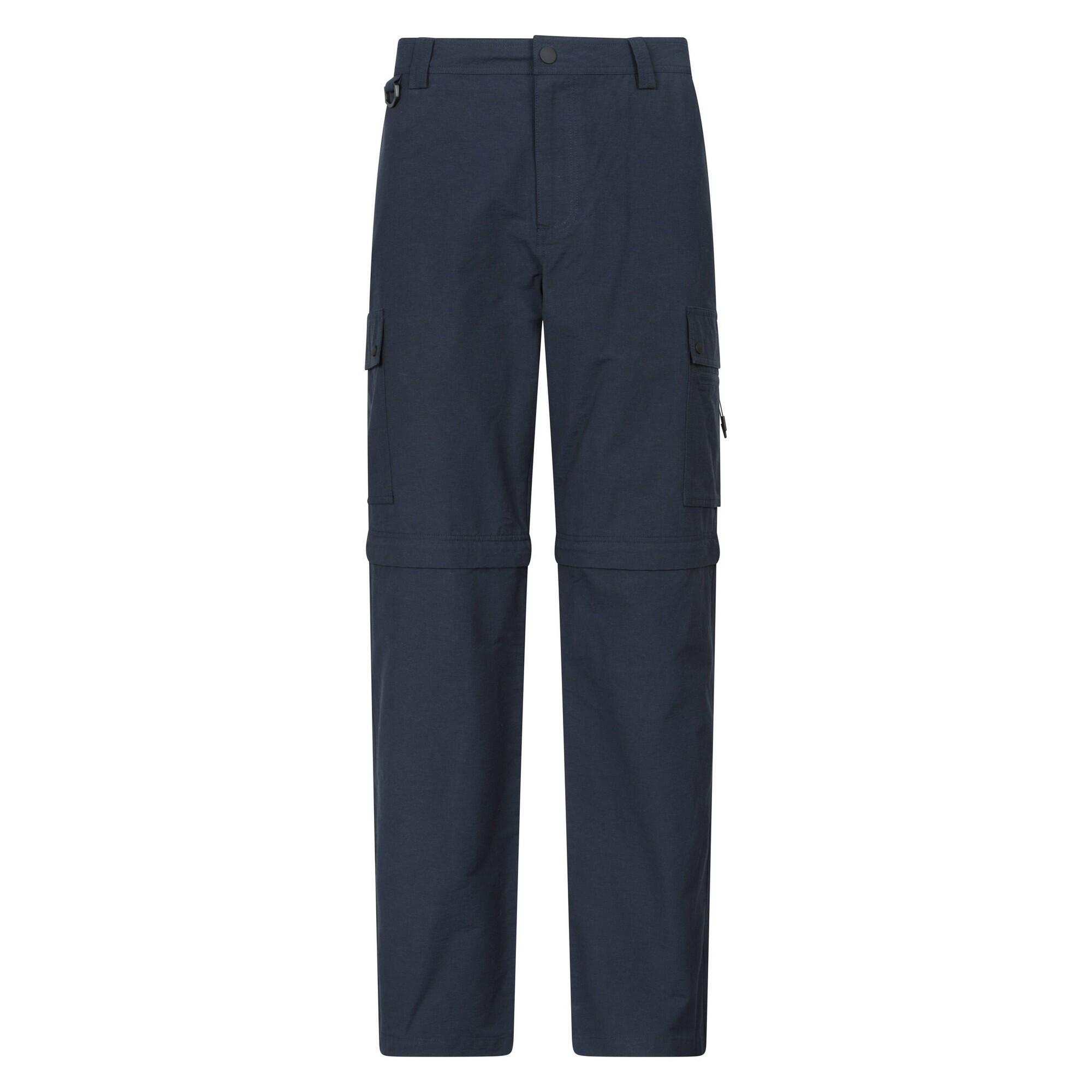 MOUNTAIN WAREHOUSE Mens Rydal ZipOff Hiking Trousers (Navy)