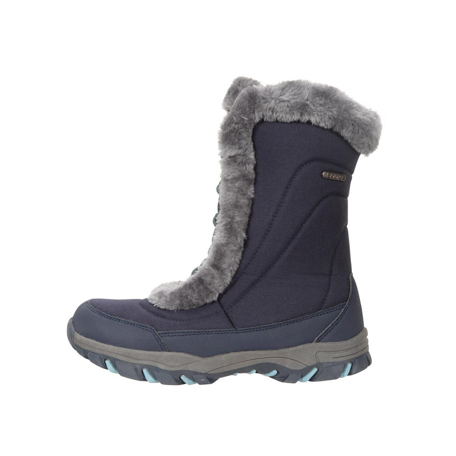 Womens/Ladies Ohio Snow Boots (Blue) 3/4