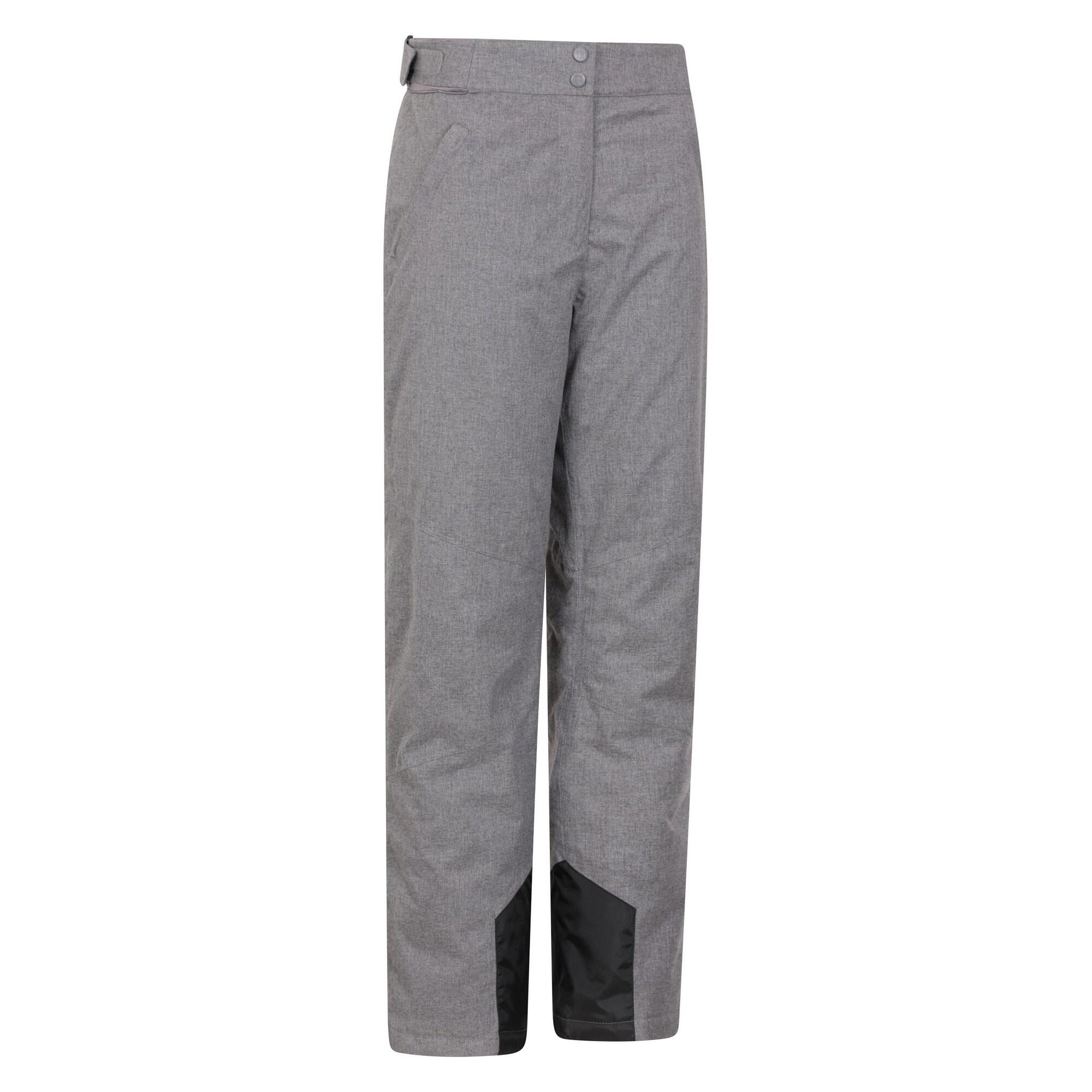 Donna Pantaloni Da Sci Mountain Warehouse Blizzard II Grigio 3/4