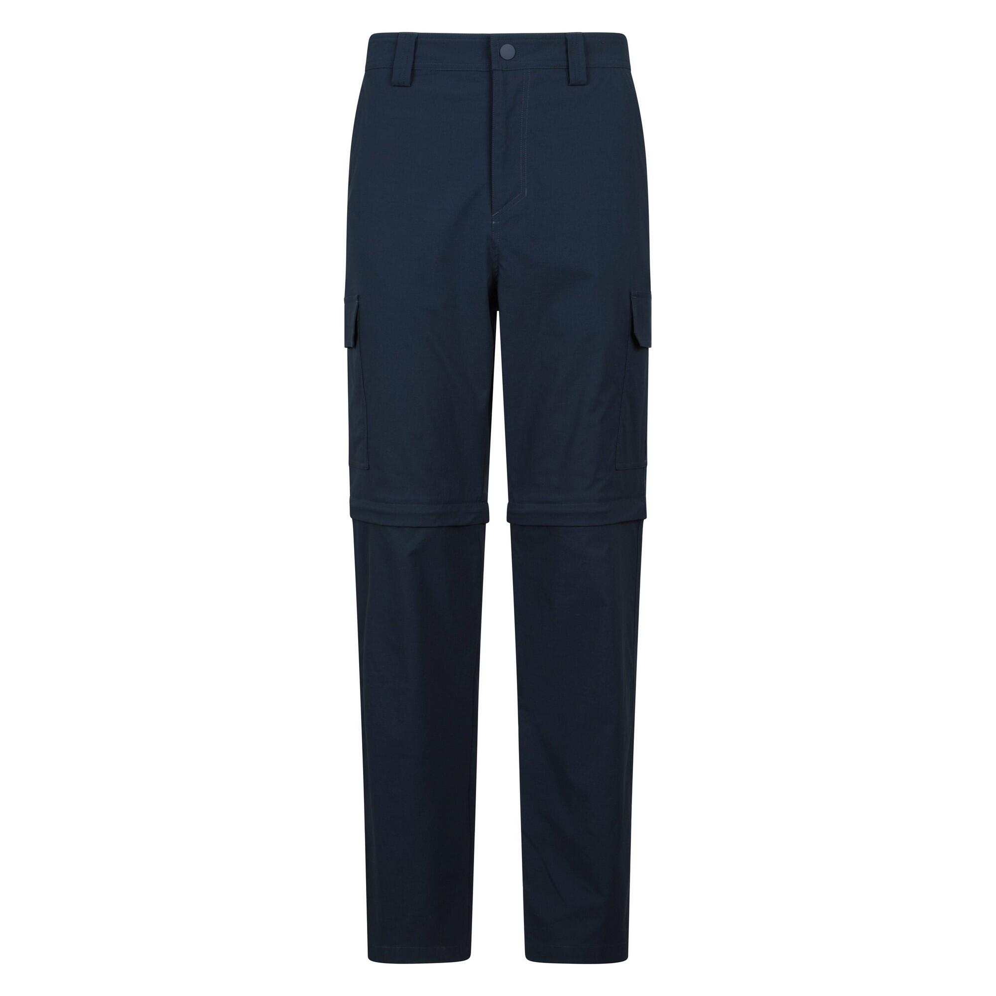 MOUNTAIN WAREHOUSE Pantaloni Cargo Cerniera Rimovibile Regolare Uomo Mountain Warehouse Delta Blu