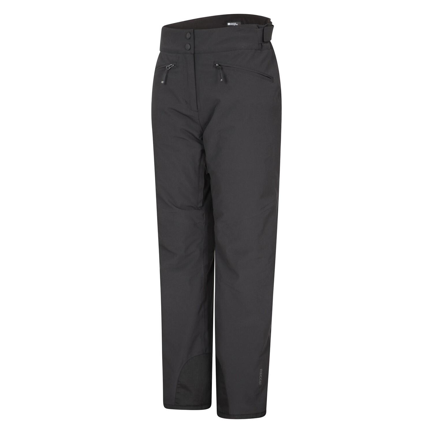 Womens/Ladies Isola II RECCO Ski Trousers (Black) 3/4