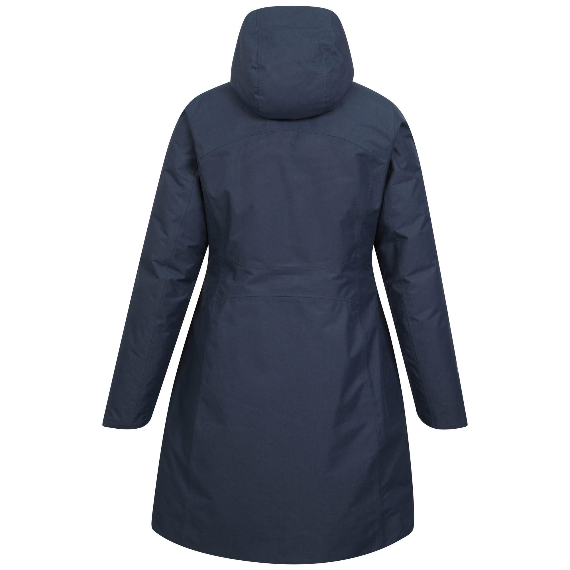 "Polar" Hybridjacke Lang für Damen Blau 2/2