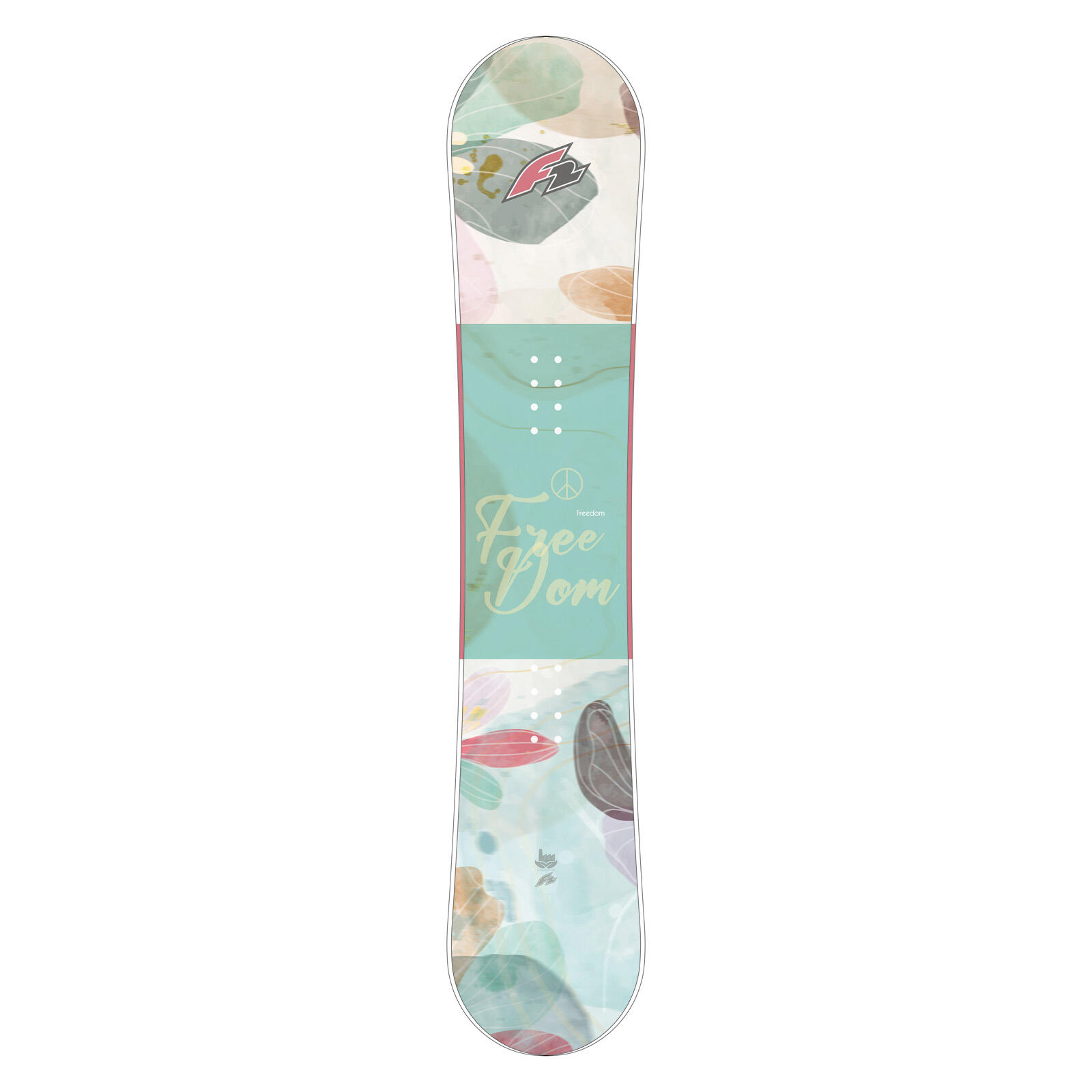 F2 Set Snowboard Junior Freedom Girl Mint 130cm + Pipe Bindung M 2/4