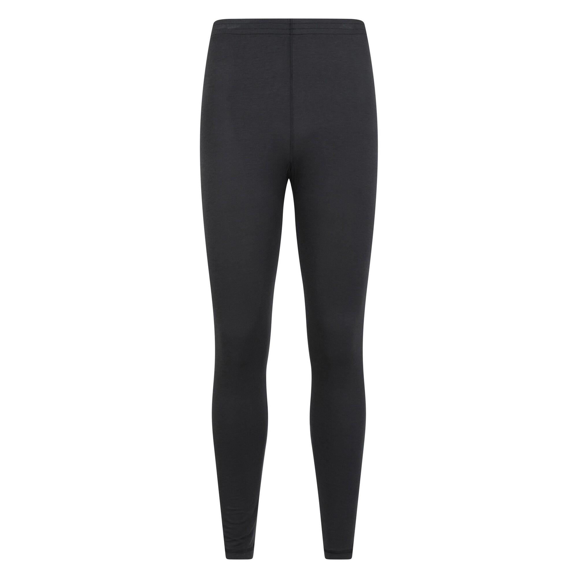 MOUNTAIN WAREHOUSE Mens Keep The Heat Thermal Bottoms (Black)