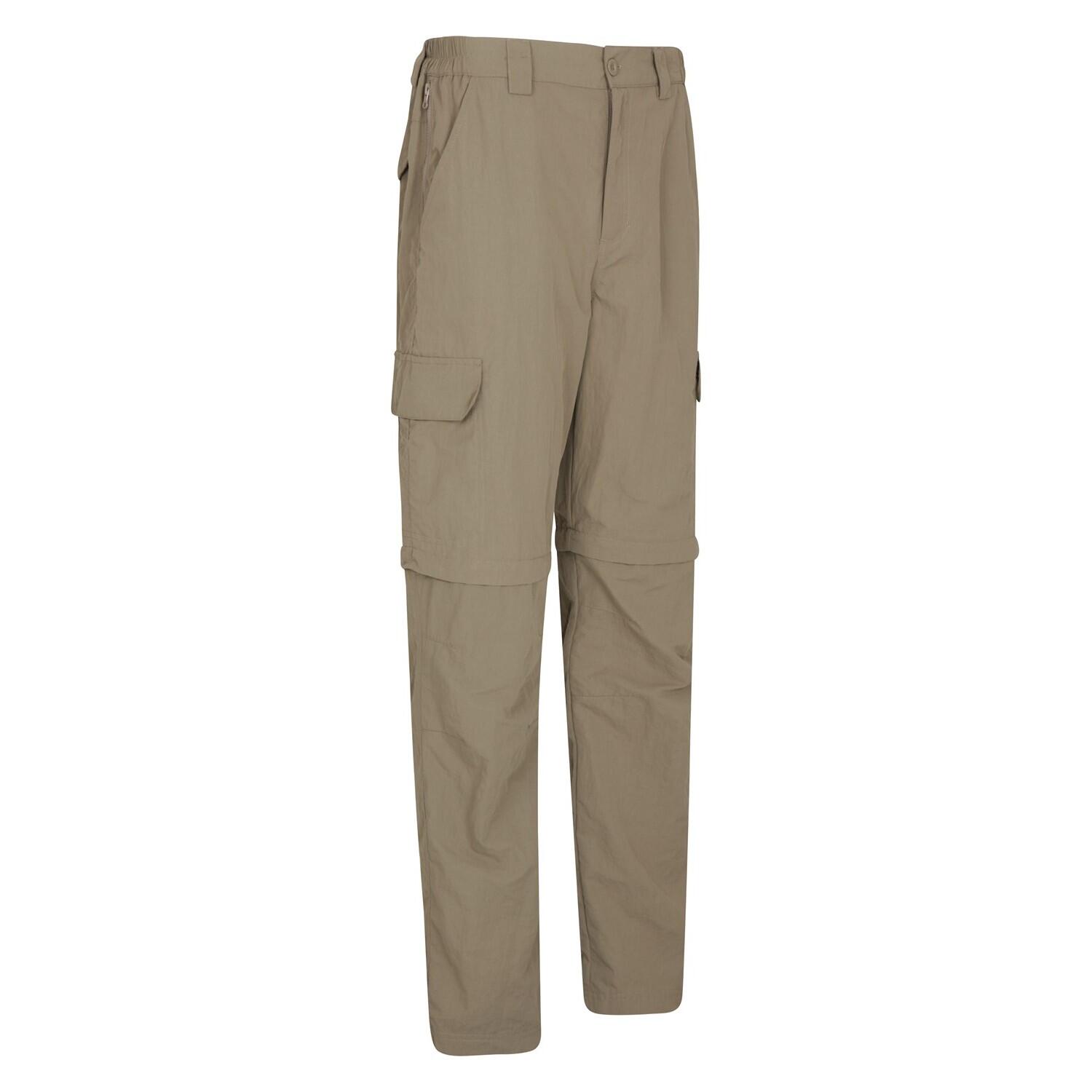 Pantalone Convertibile Uomo Mountain Warehouse Trek Beige 3/4