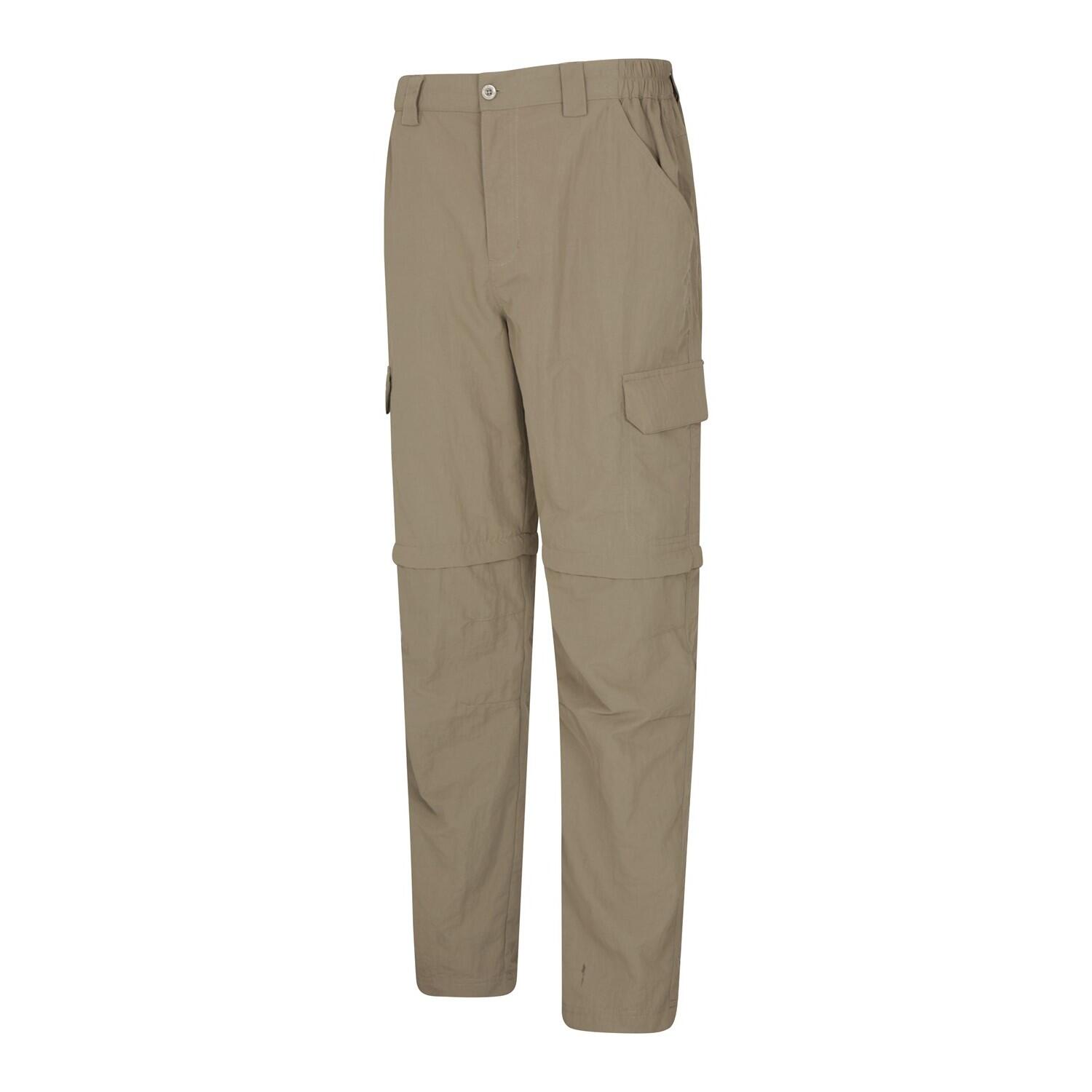 Pantalone Convertibile Uomo Mountain Warehouse Trek Beige 2/4