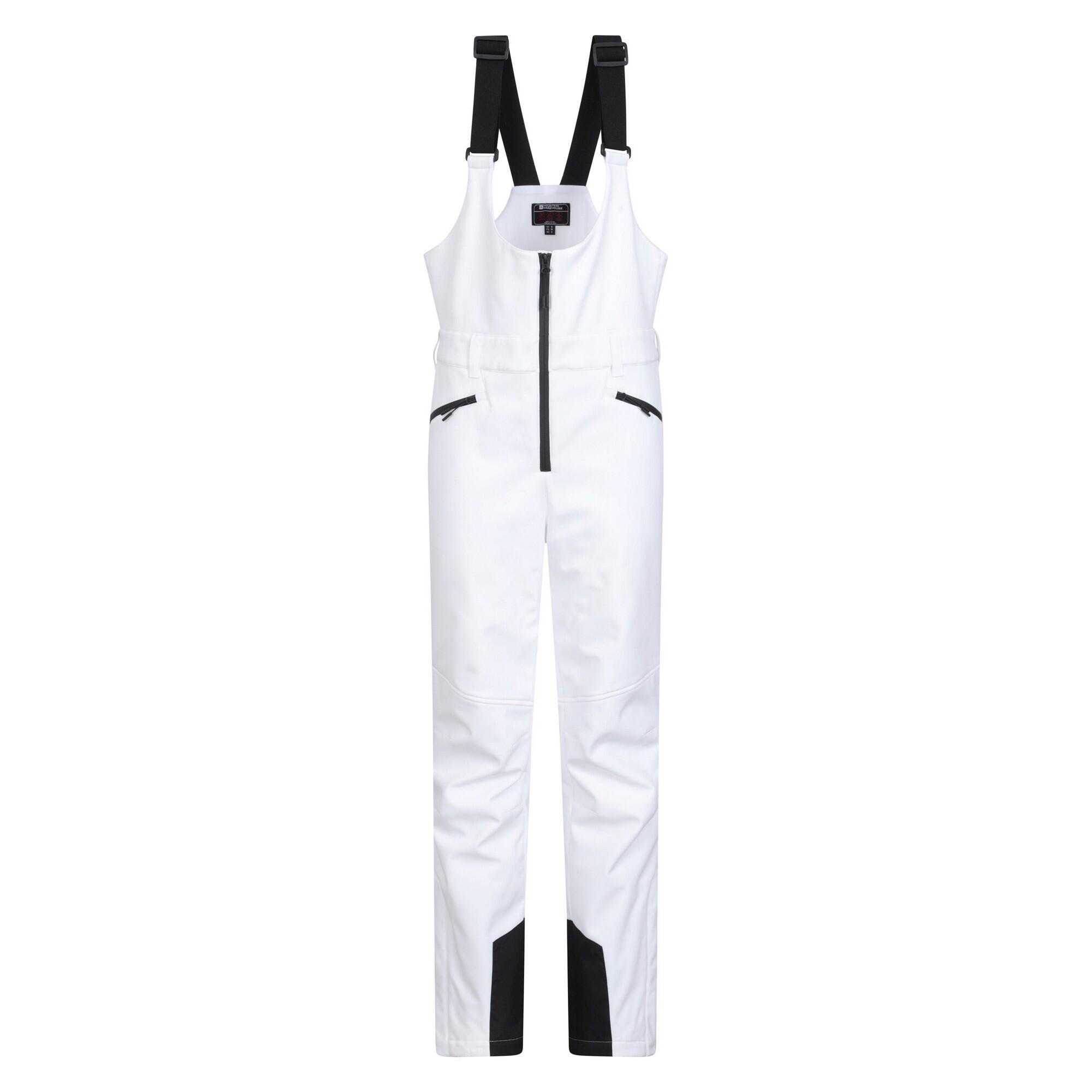 MOUNTAIN WAREHOUSE Donna RECCO Pettorina Pantaloni Da Sci Mountain Warehouse Bianco