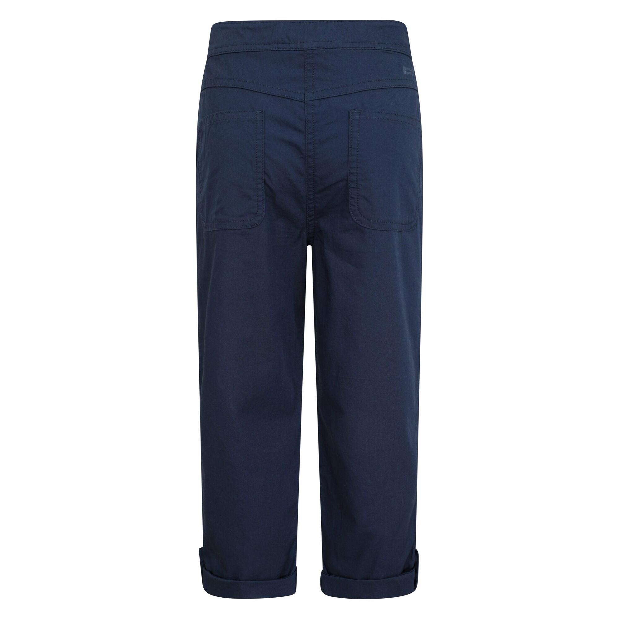 Pantalone Capri Bambini Mountain Warehouse Shore Blu Navy 2/4