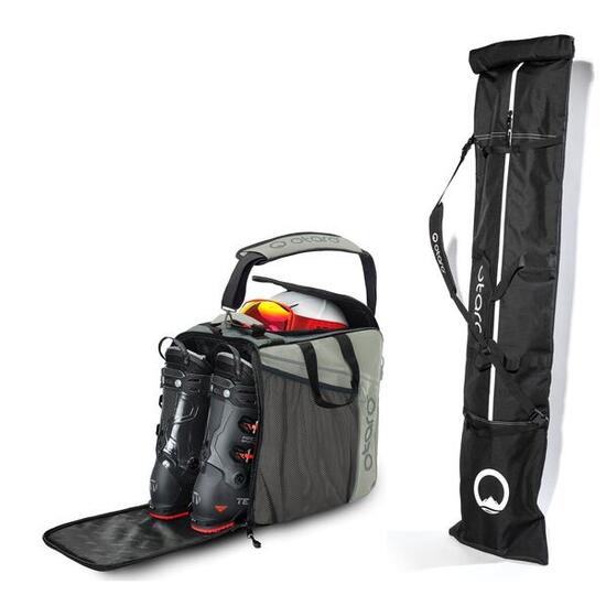 Borsa porta scarponi da sci 44L + borsa porta sci per 1 paio | SET
