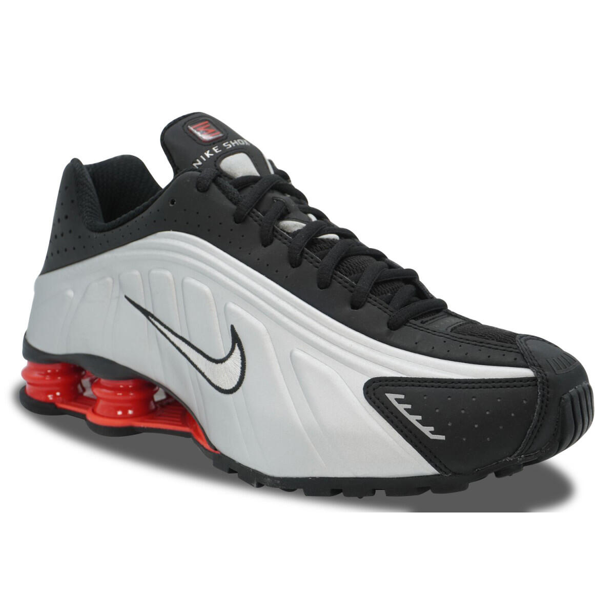 Nike Shox R4 OG Black Metallic Silver 2/4