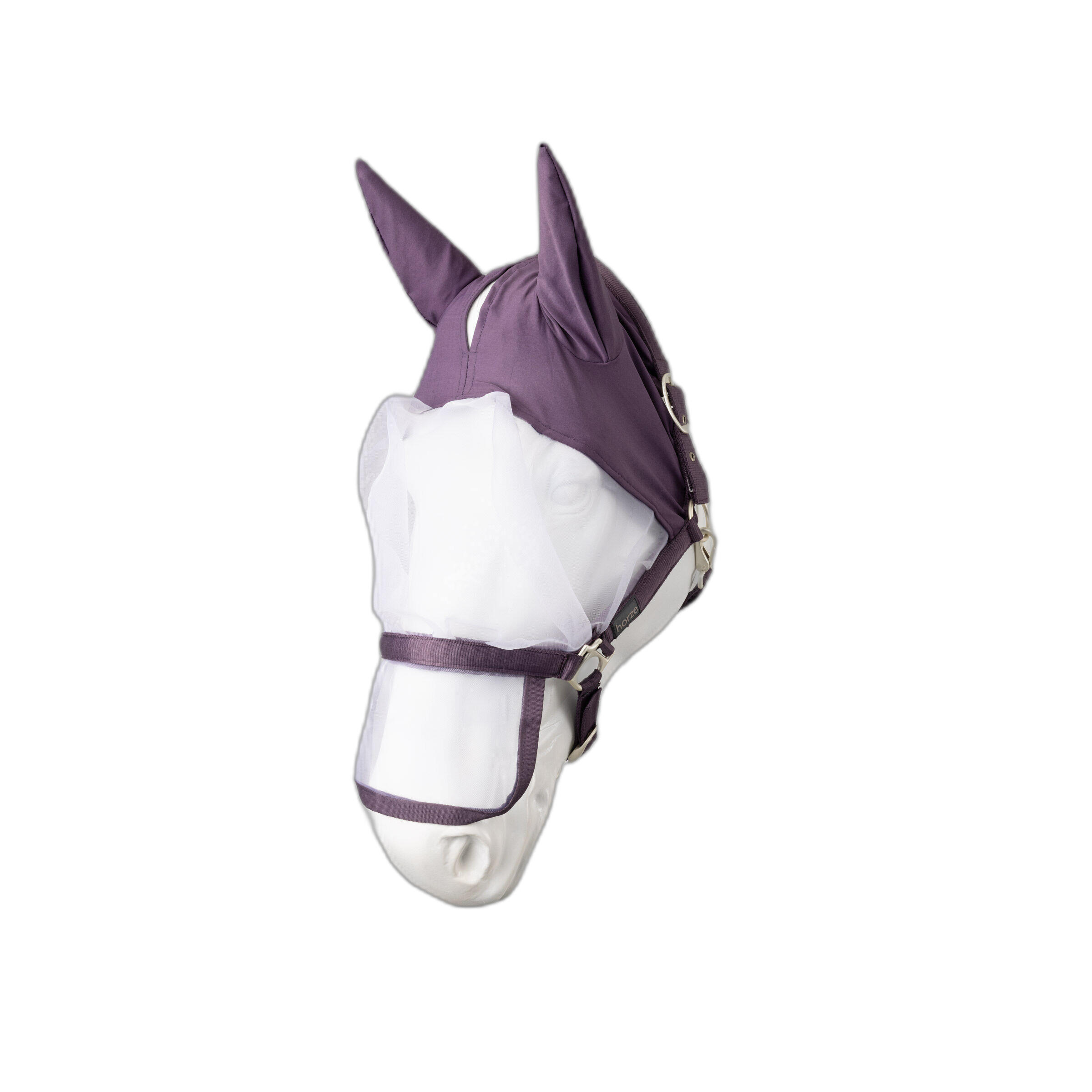 Horze - Licol Avec Masque Anti-mouches Pour Cheval Horze Paso Fino - Licol - Violet - Cob - Decathlon