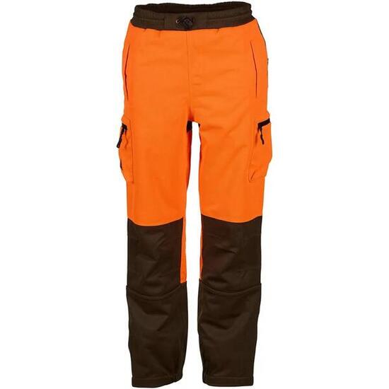 Pantalon enfant Ridge polyester spandex orange néon 6 à 16 ans