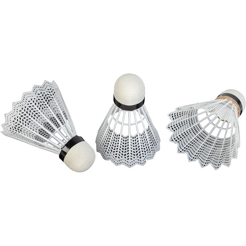 Tube 3 Volants Badminton Blanc - OUT2PLAY 2/2