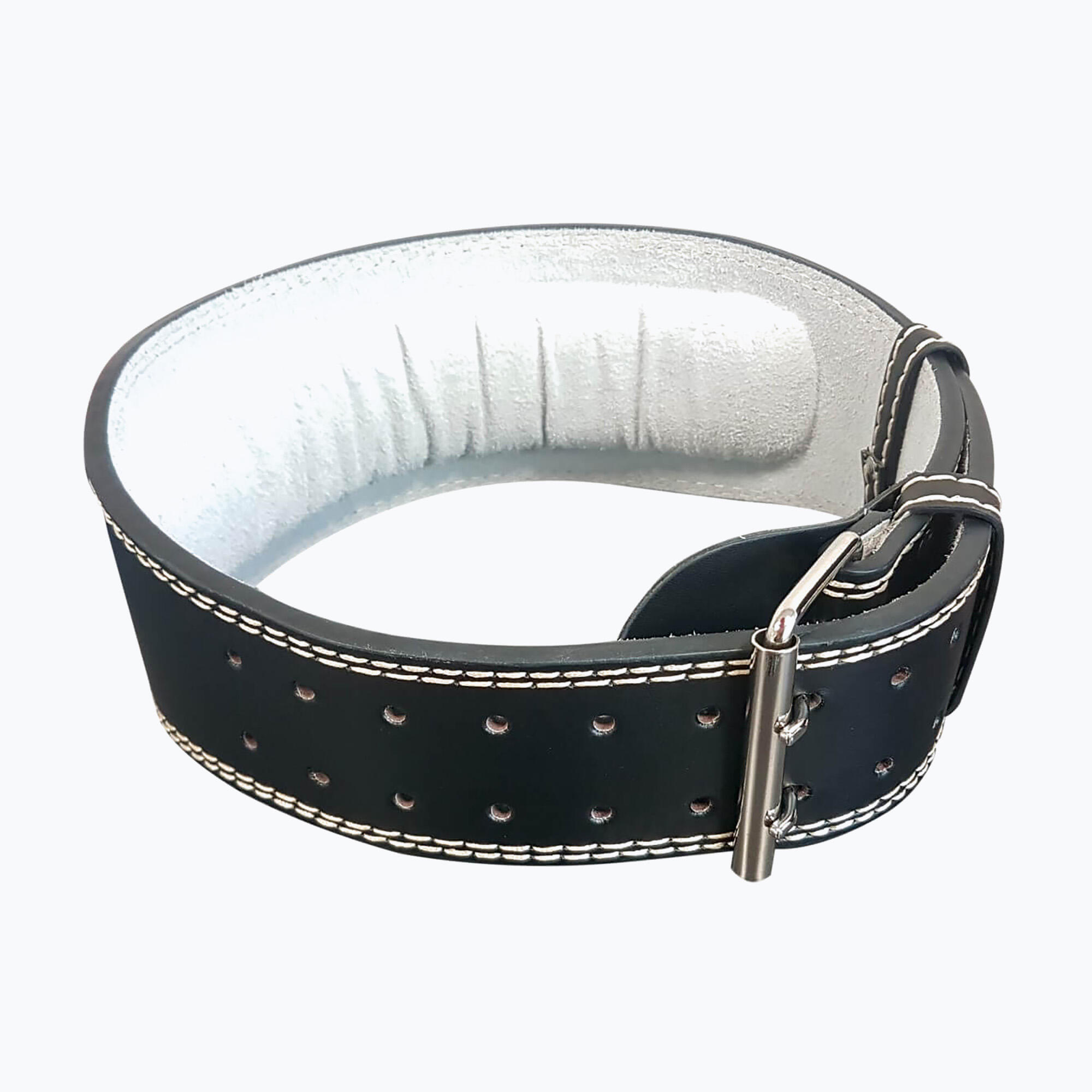 Pas do podnoszenia ciężarów skórzany Sveltus Leather Weightlifting czarny 9401 5/7
