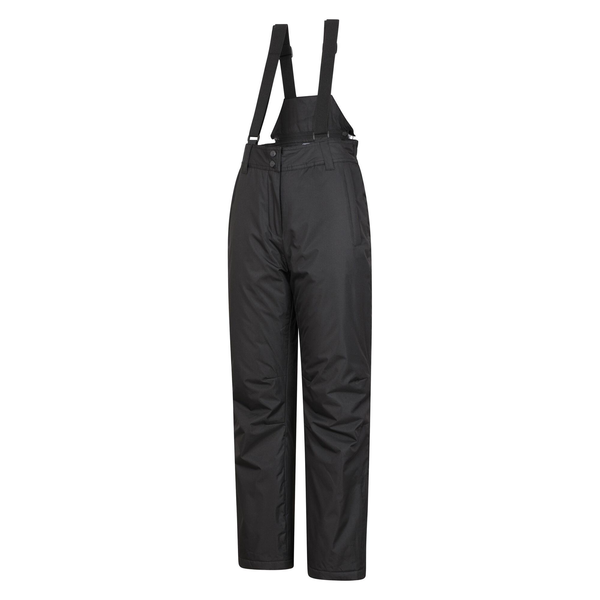 Donna Pantaloni Da Sci Mountain Warehouse Moon II Nero 3/4