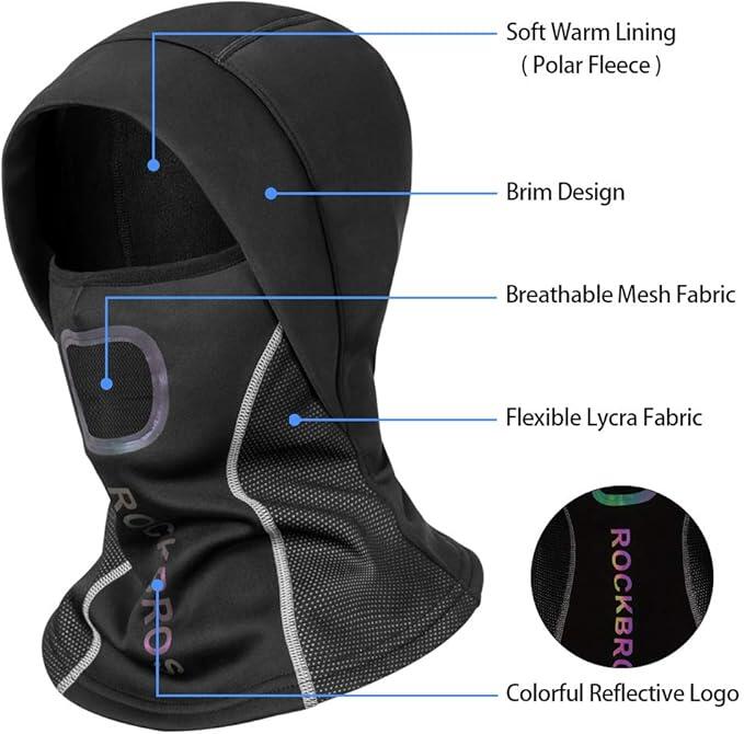 Cagoule pour les sports extérieurs Rockbros 3/4