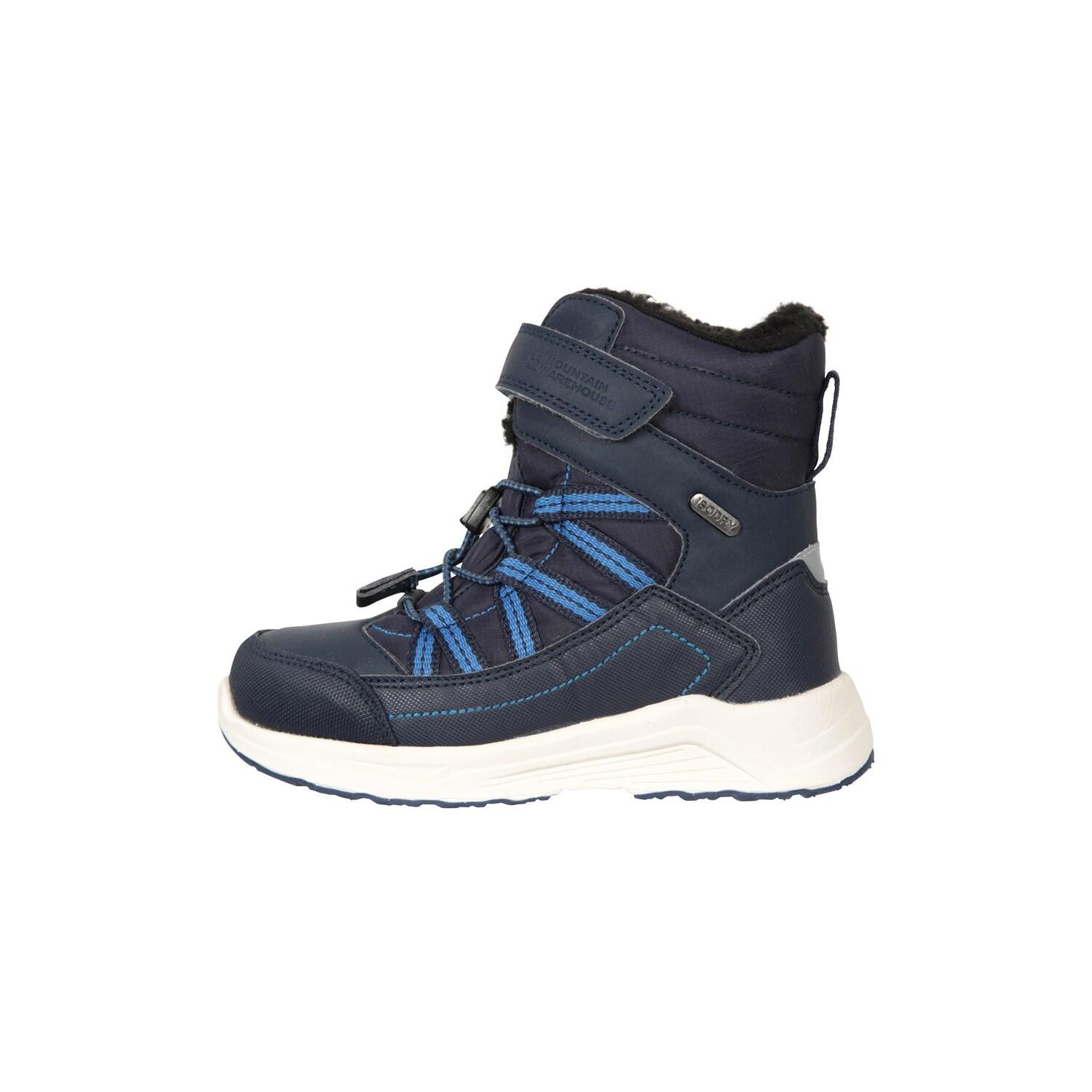 Stivali Da Neve Impermeabile Bambini Mountain Warehouse Denver Adaptive Blu Navy 3/4
