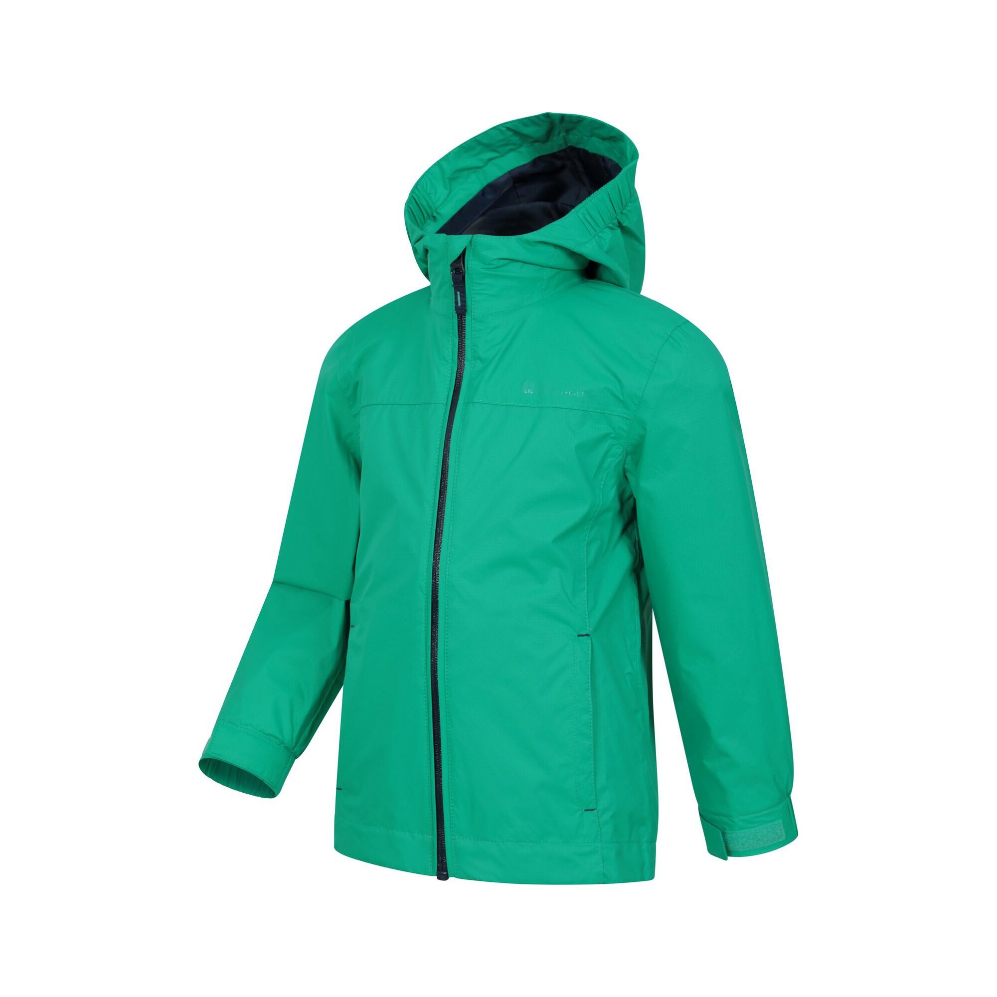 "Torrent" Jacke, wasserfest für Kinder Grün 3/4