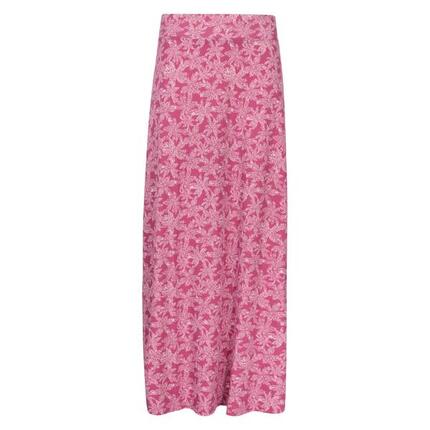 Shore" Langer Rock für Damen Beerenrot
