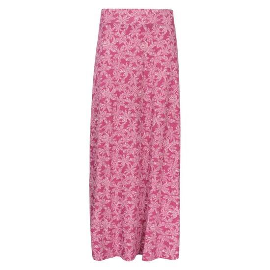 Shore" Langer Rock für Damen Beerenrot