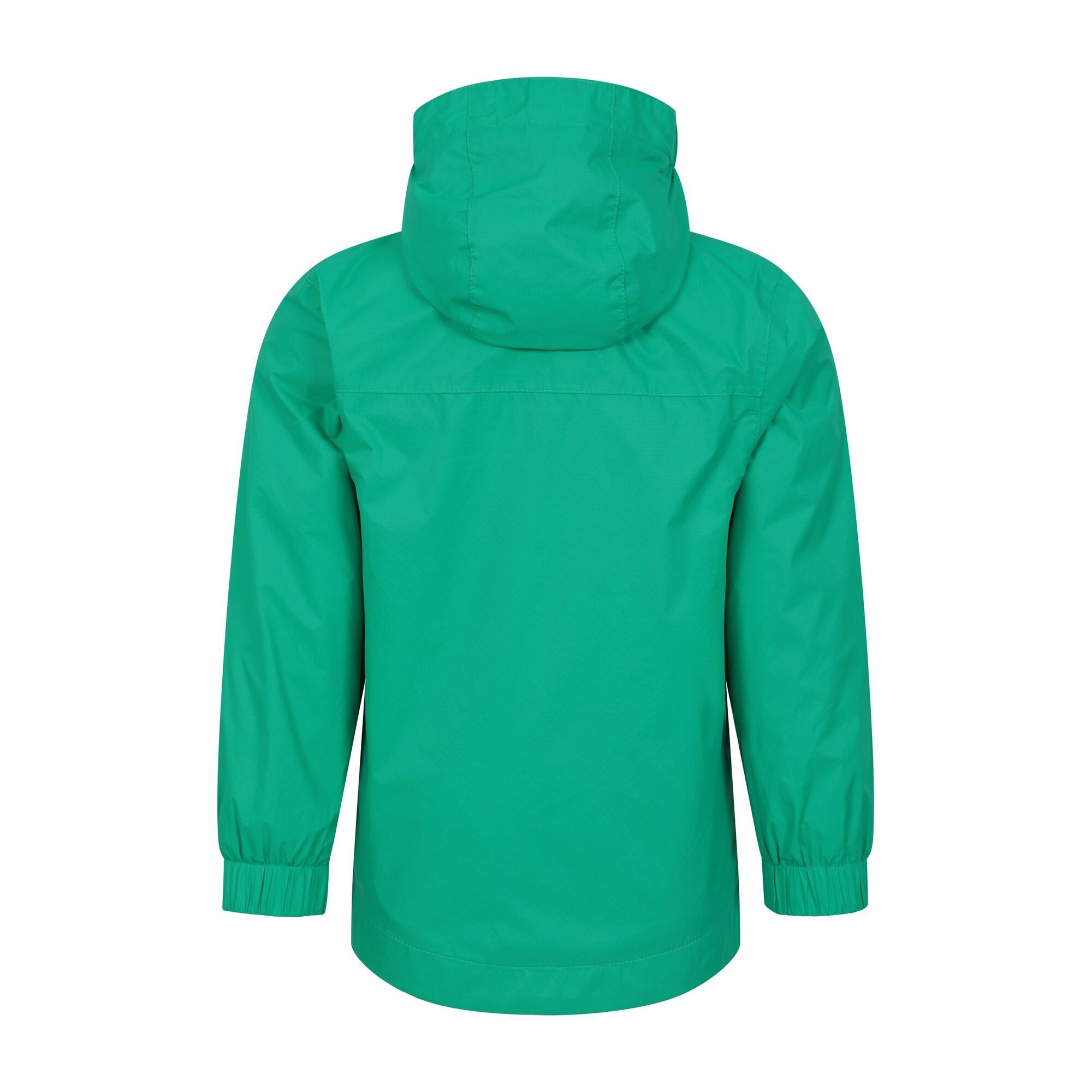 "Torrent" Jacke, wasserfest für Kinder Grün 2/4