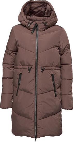 Damenmantel LOAP Tara wasserdicht beige XL.