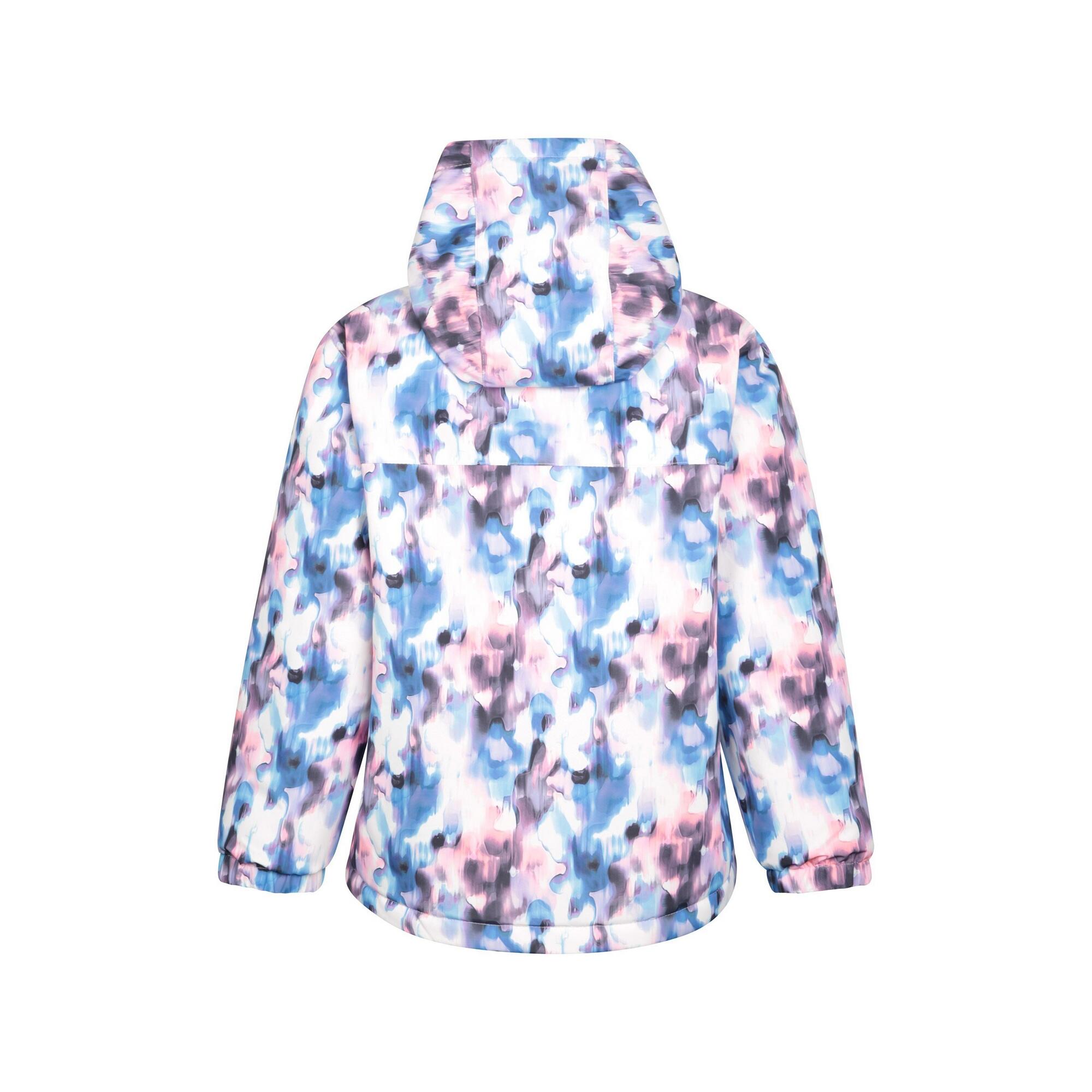 Childrens/Kids Polar Zone Printed Jacket & Salopettes Set (Purple) 2/4