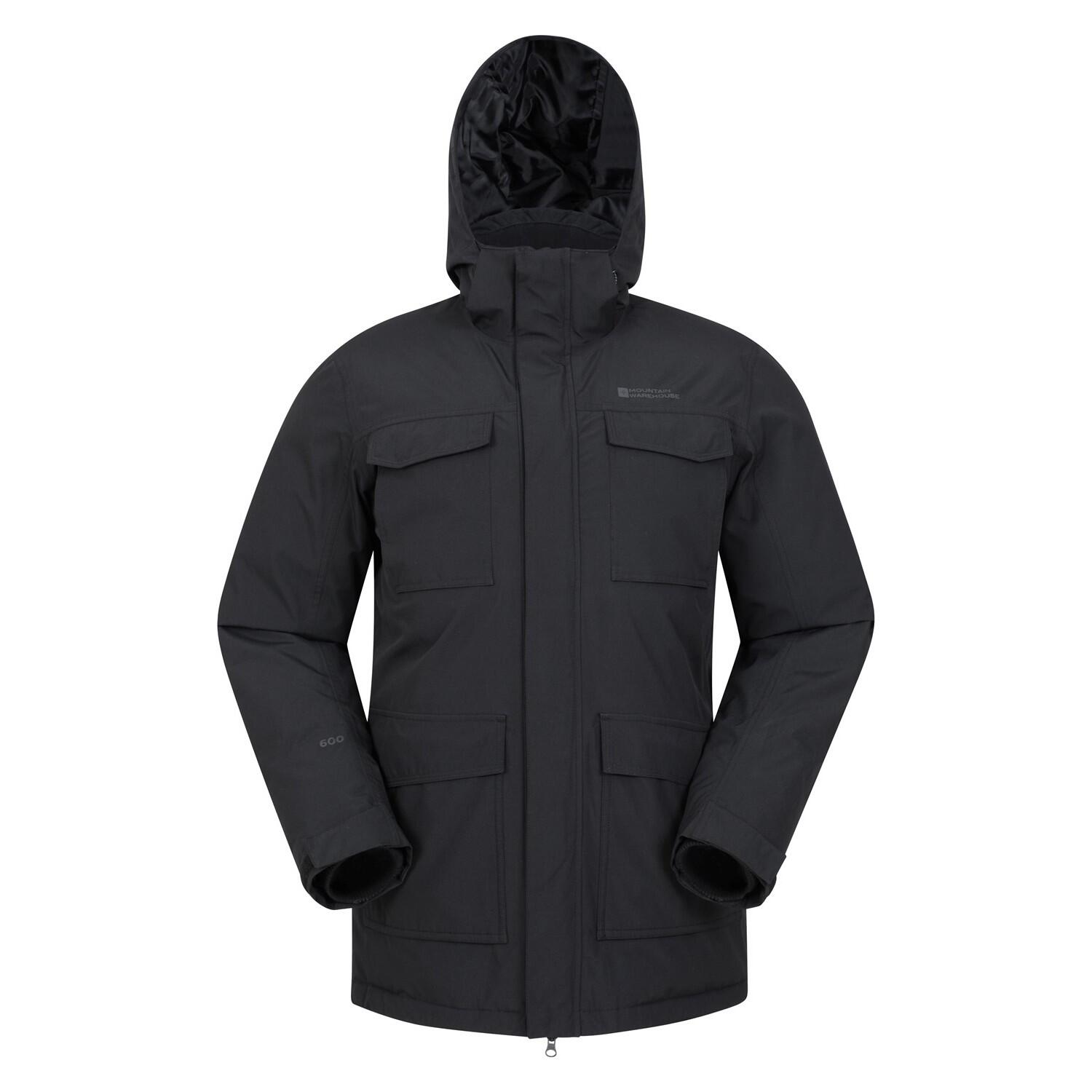MOUNTAIN WAREHOUSE Giacca Lunga Uomo Mountain Warehouse Concord Extreme Nero