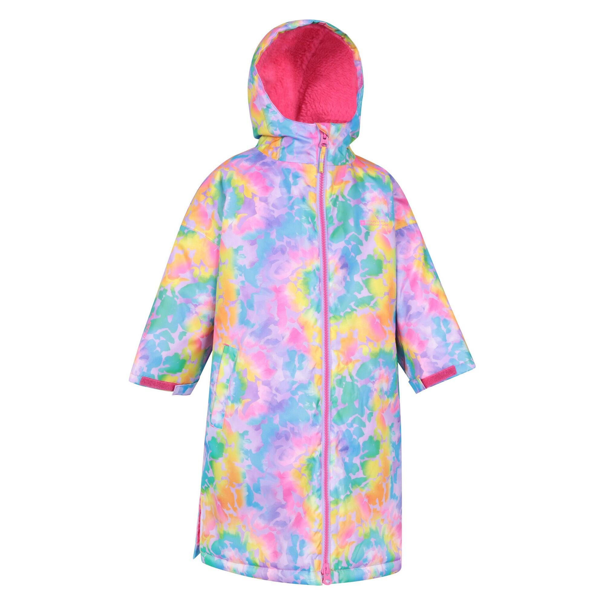 Peignoir À Langer Imperméable TIDAL Enfant (Bleu Vif) 3/4