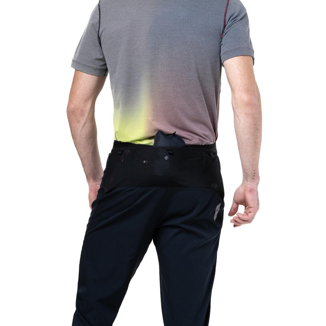 Pantalón running - Hombre - Tech Trackster - Negro/Reflect 3/5