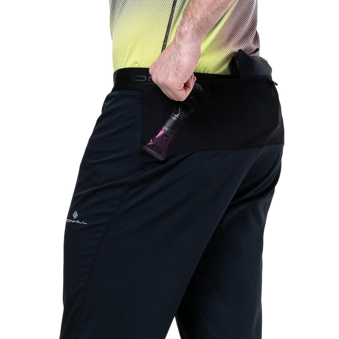 Pantalón running - Hombre - Tech Trackster - Negro/Reflect 4/5