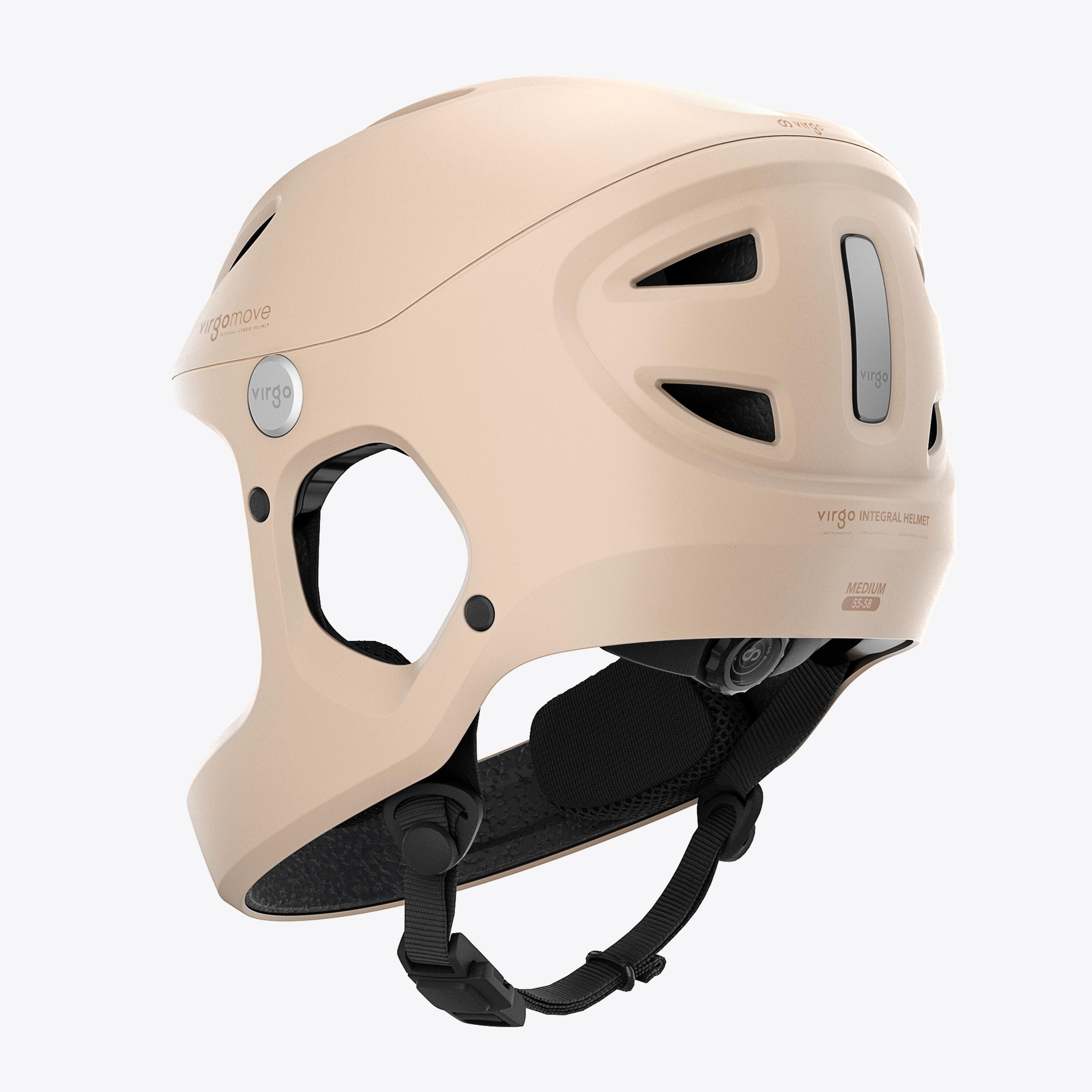 Virgo Access Beige - Casque Intégral Urbain 2/5