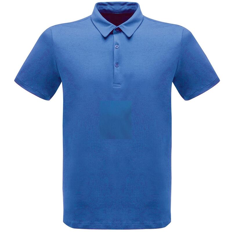 Polo À Manches Courtes Hommes (Bleu Oxford)