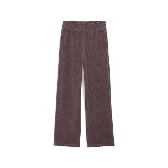 Pantalon droit en velours côtelé Essentials Elevated Femme PUMA