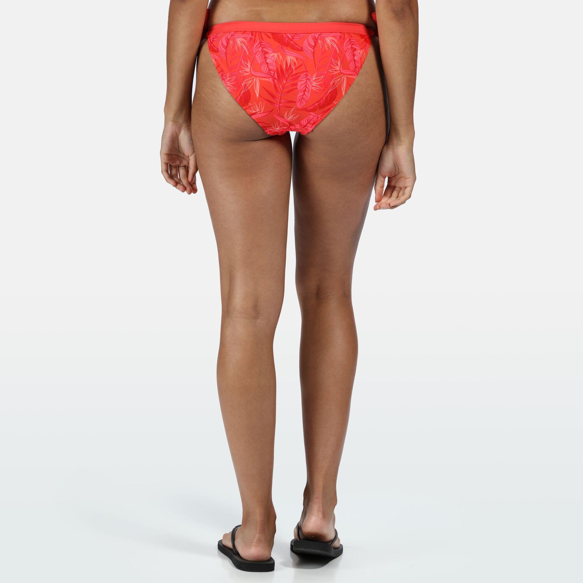 Womens/Ladies Flavia Bikini Bottoms (Red Sky Print) 4/5