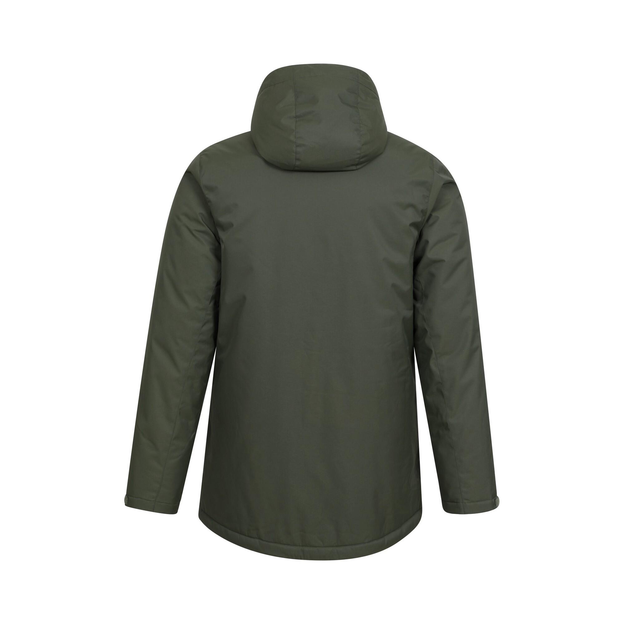Parka Imbottita Uomo Mountain Warehouse Ranger Verde Kaki 2/4