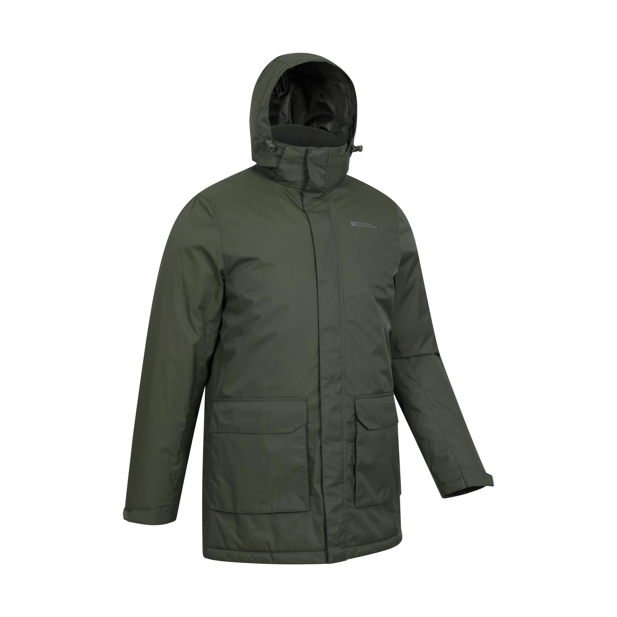Parka Imbottita Uomo Mountain Warehouse Ranger Verde Kaki 4/4