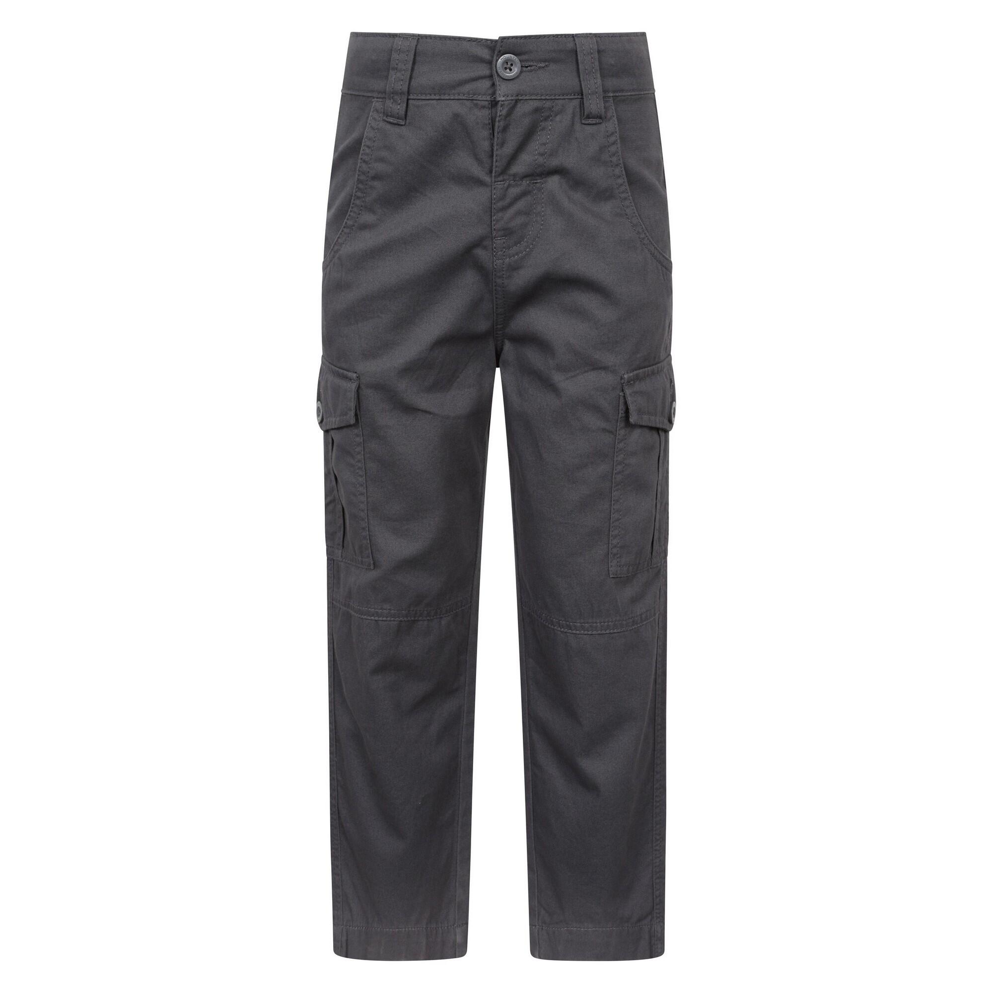 MOUNTAIN WAREHOUSE Childrens/Kids Cargo Trousers (Charcoal)
