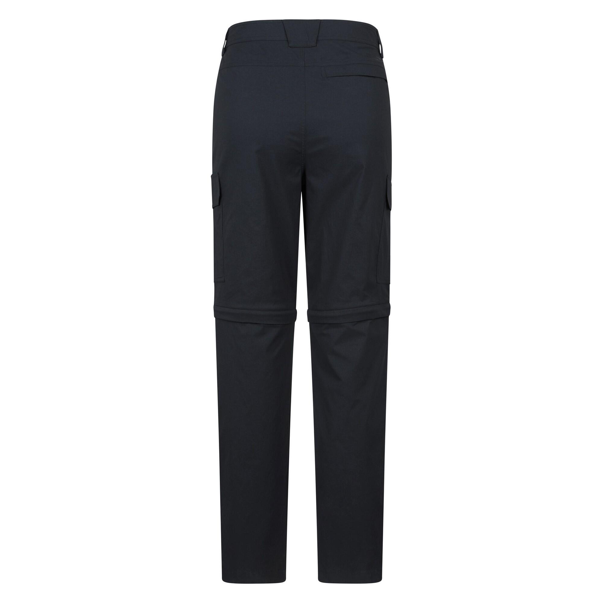 Pantaloni Cargo Cerniera Rimovibile Regolare Uomo Mountain Warehouse Delta Nero 2/4