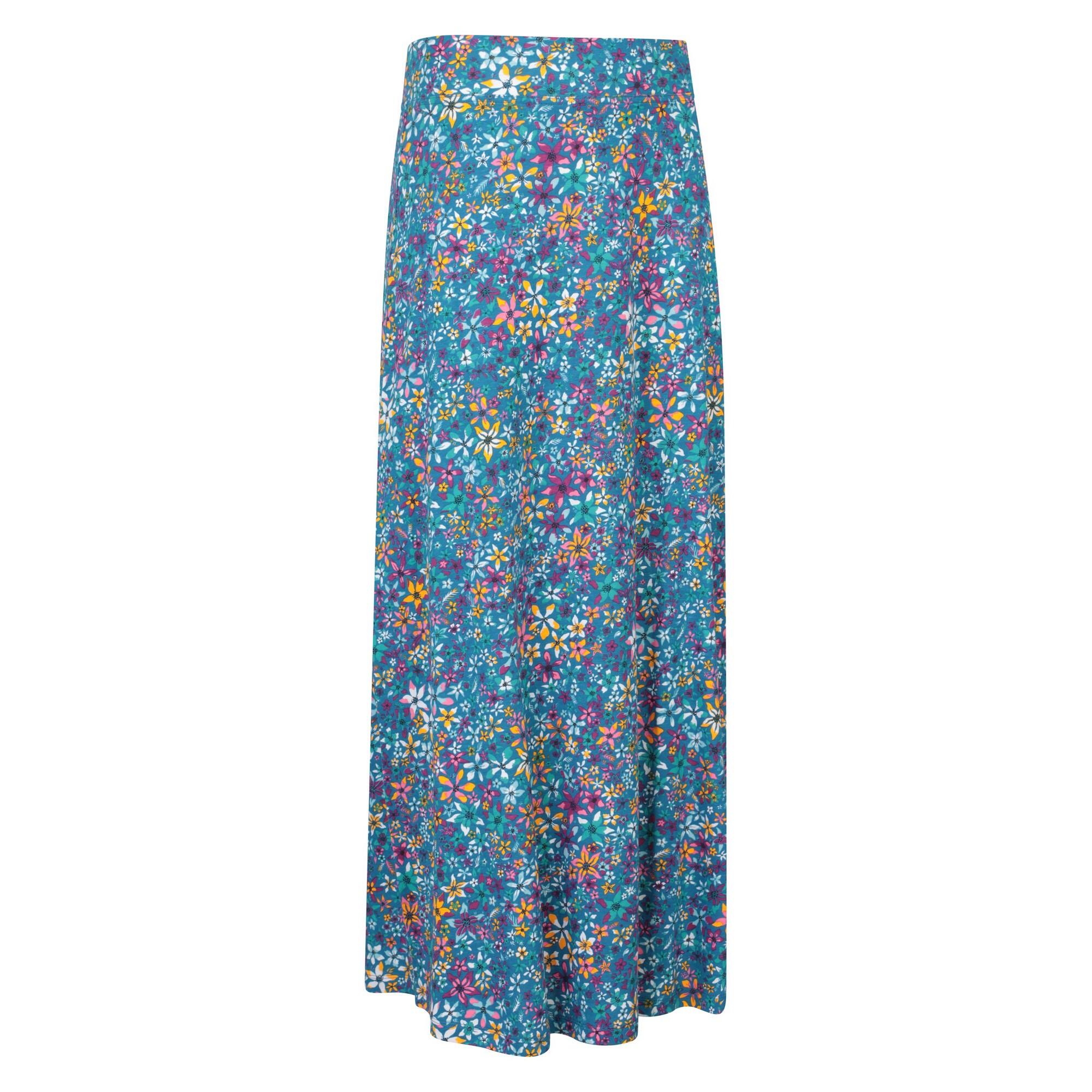 Jupe Longue SHORE Femme (Bleu Sarcelle Foncé) 2/4