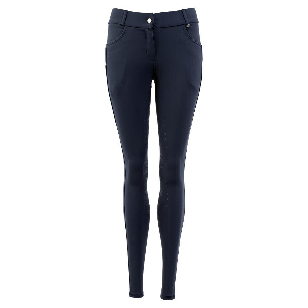 Br - Pantalon Équitation Full Grip Femme Br Equitation Mathilda - Pantalon D'Équitation - Bleu - Decathlon