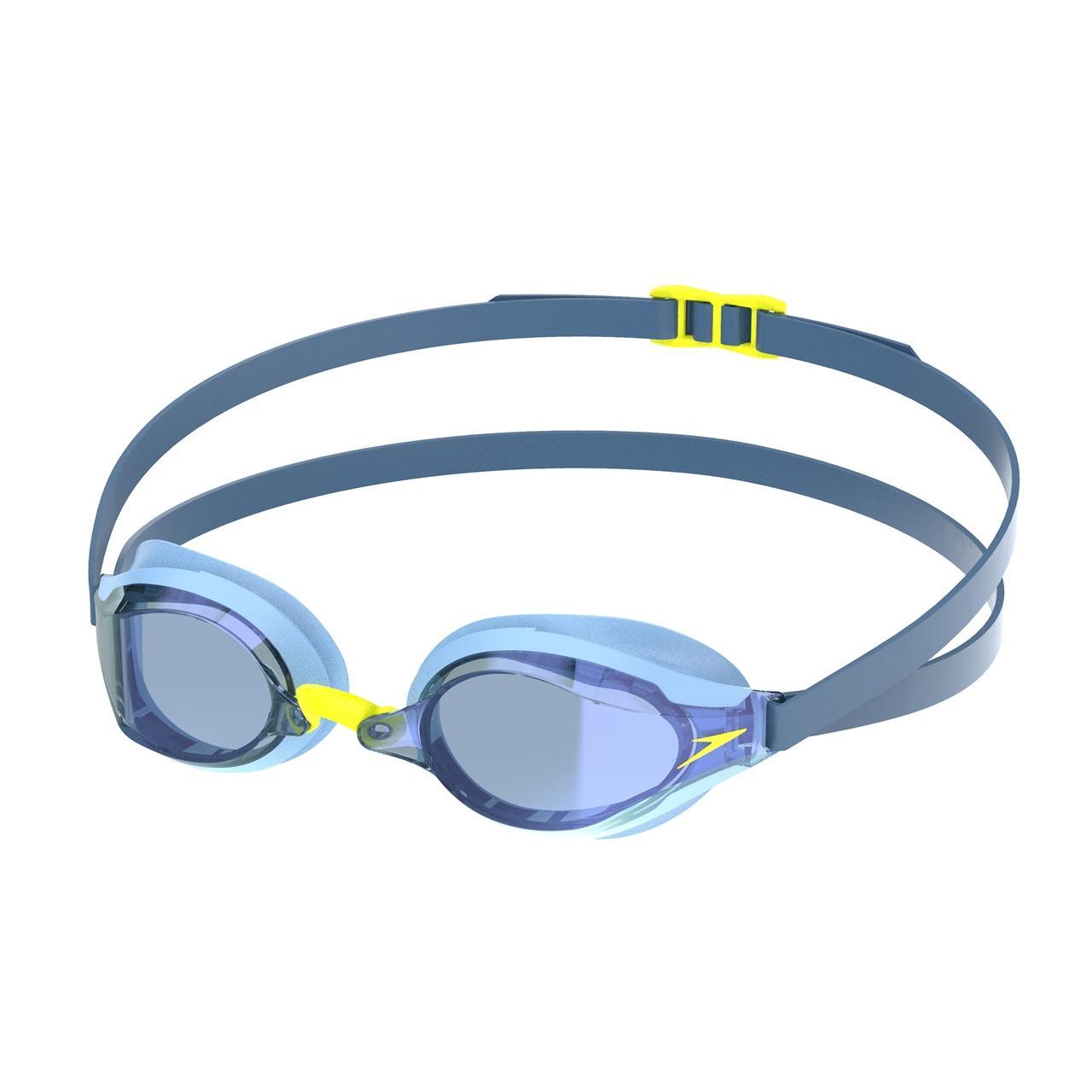 Speedo Unisex Swim Goggles Speed Socket 2.0 - Verspiegelte Schwimmbrille, Flaches Profil | Für Wettkampf & Training