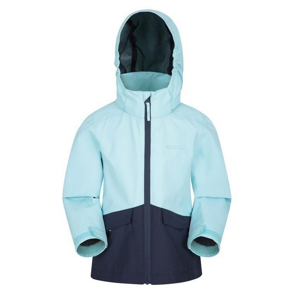 MOUNTAIN WAREHOUSE Giacca Impermeabile Bambini Mountain Warehouse Cloud Burst Foglia Di Tè