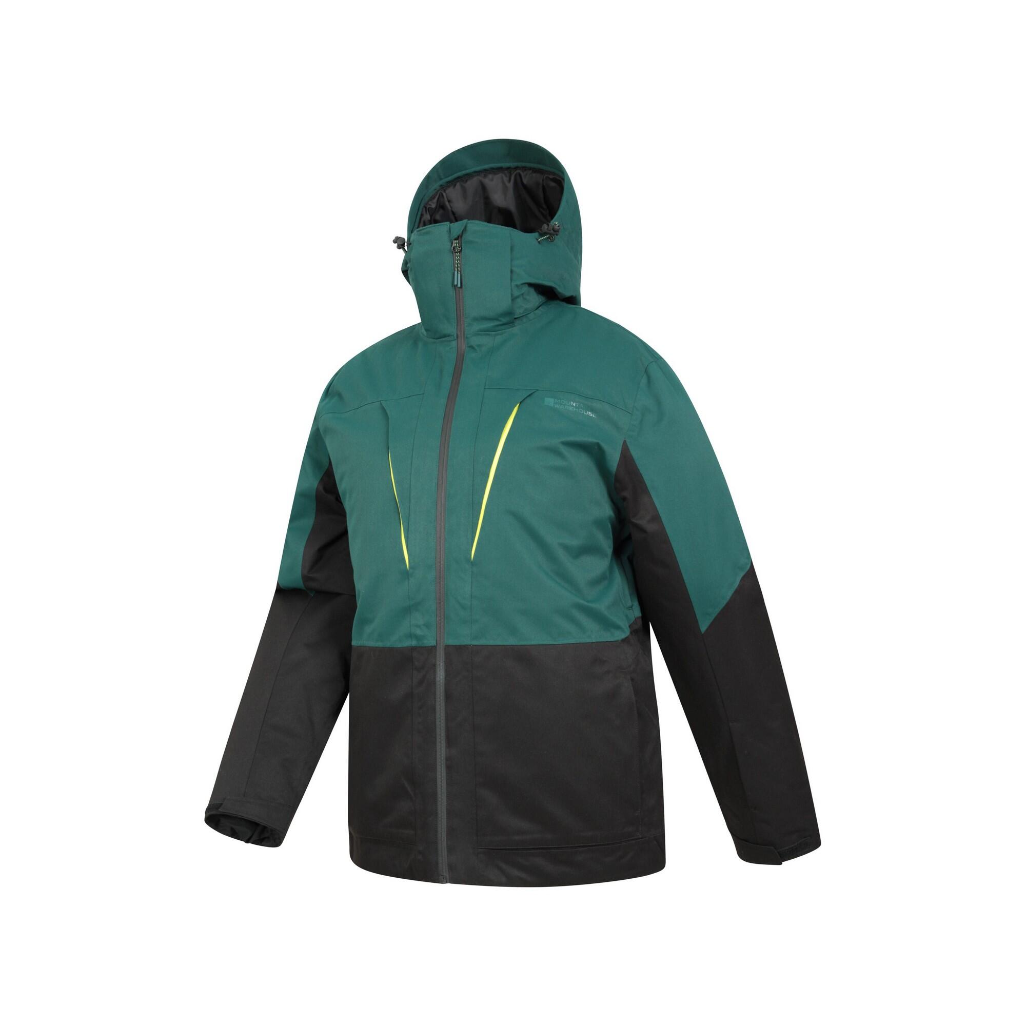 "Interstellar II" Skijacke für Herren Dunkles Aquamarin 3/4
