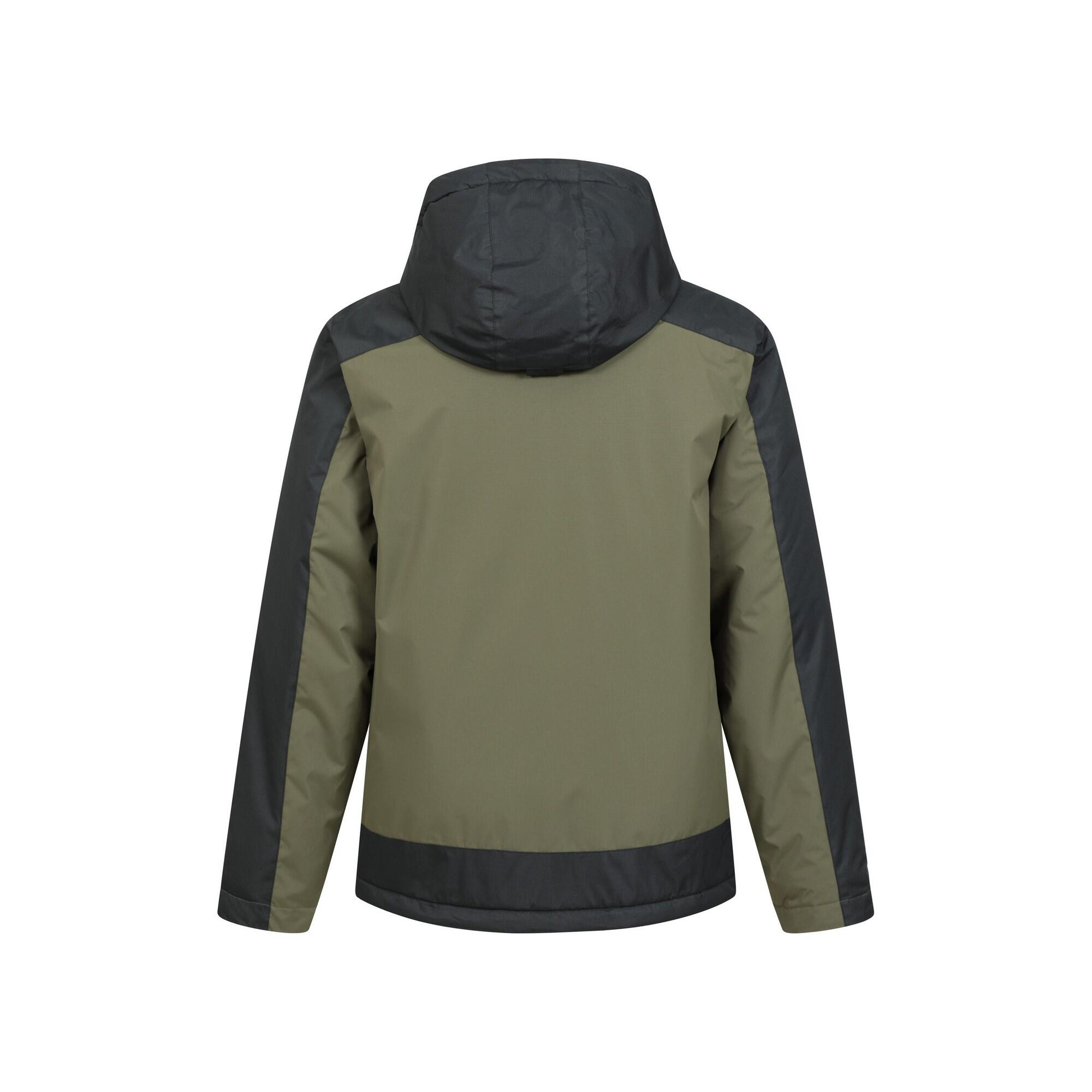 Blouson De Ski DUSK Homme (Kaki Foncé / Noir) 2/4