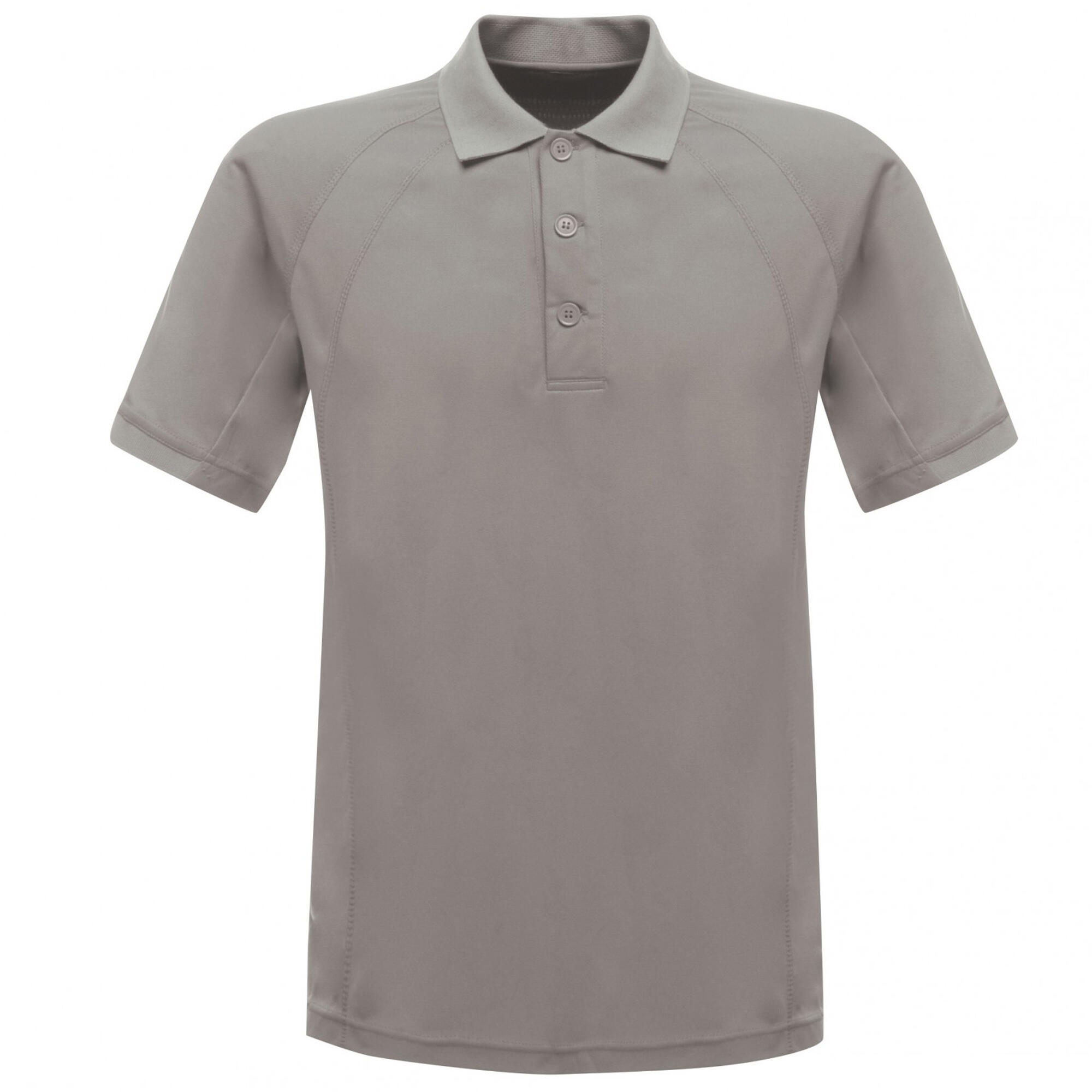 REGATTA Hardwear Coolweave Polo A Manica Corta Uomo Regatta Grigio Argento
