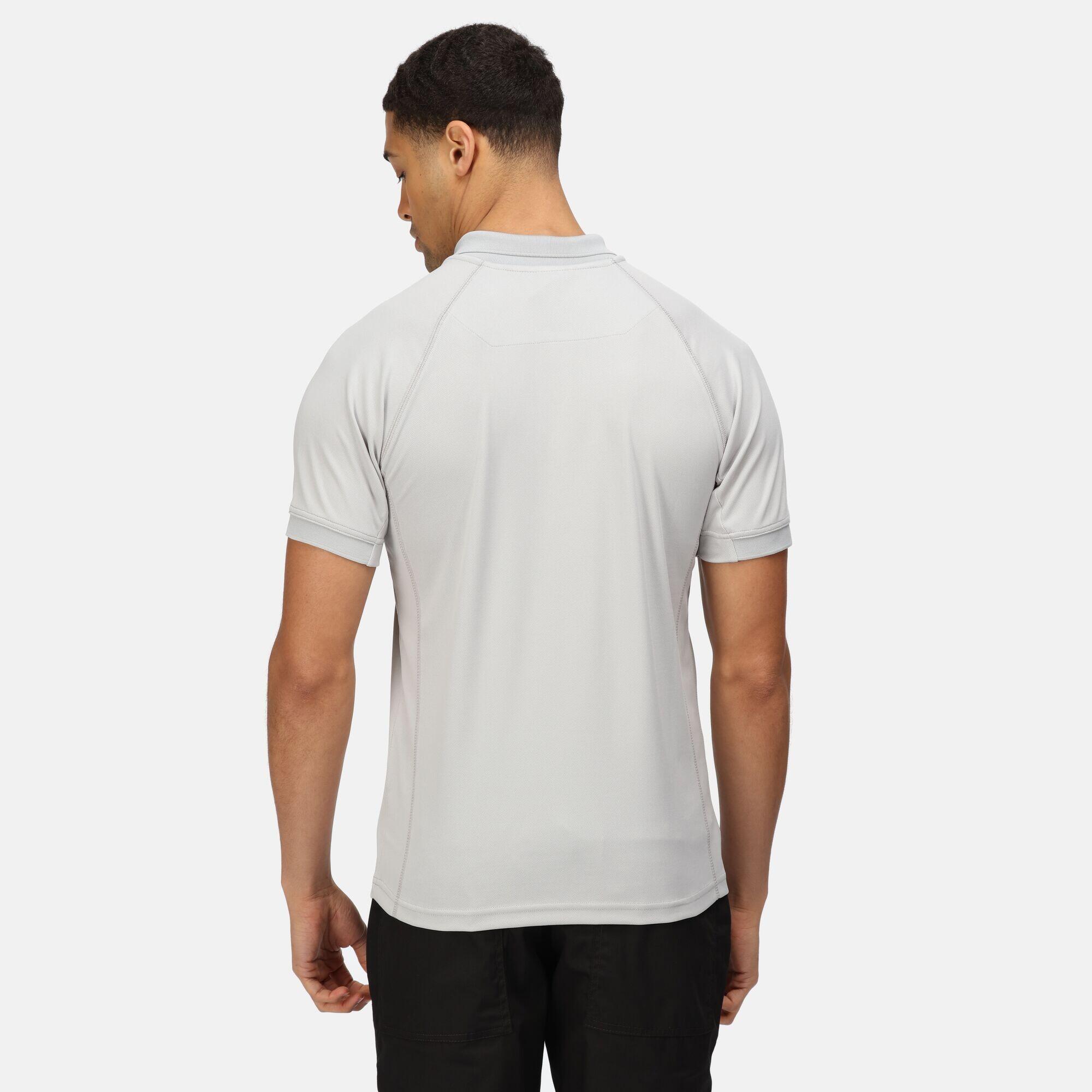 Polo À Manches Courtes Homme (Gris Argent) 2/5