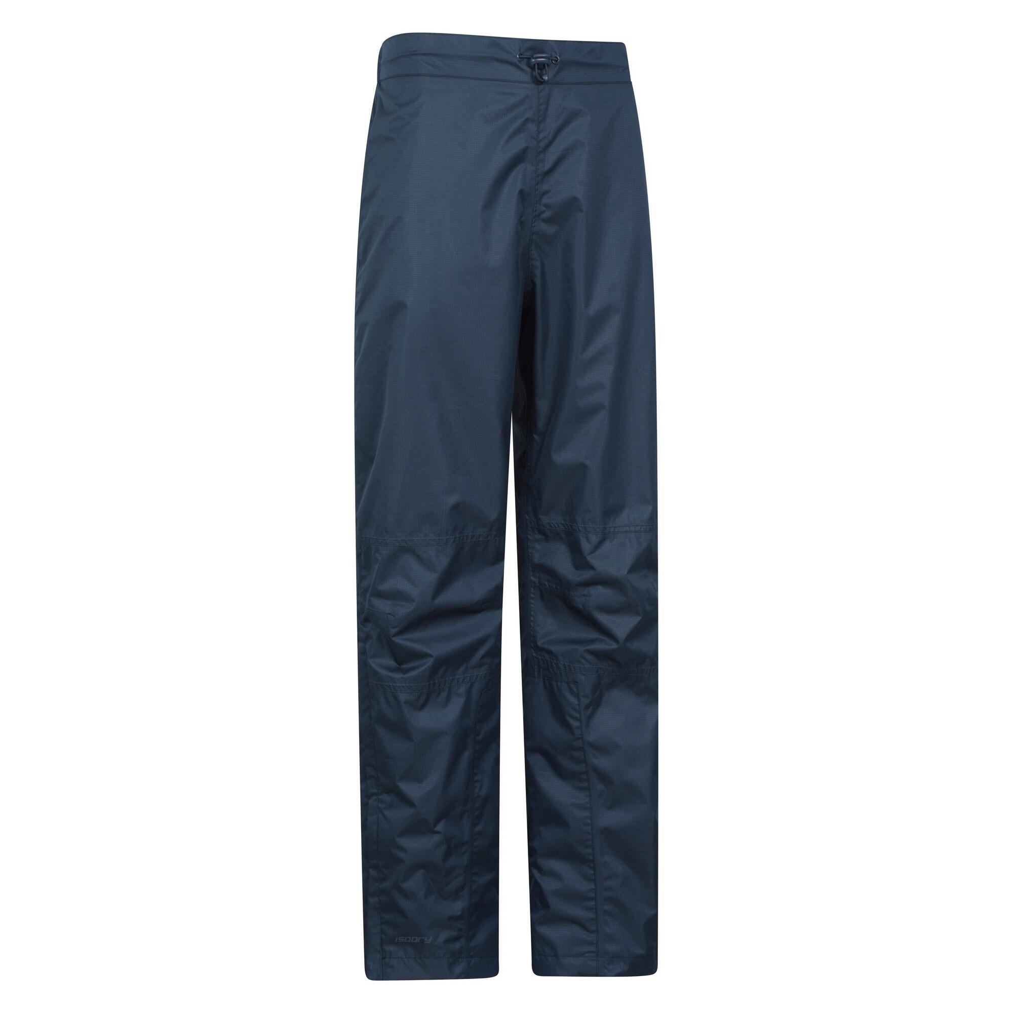 Womens/Ladies Spray Waterproof Over Trousers (Navy) 3/3
